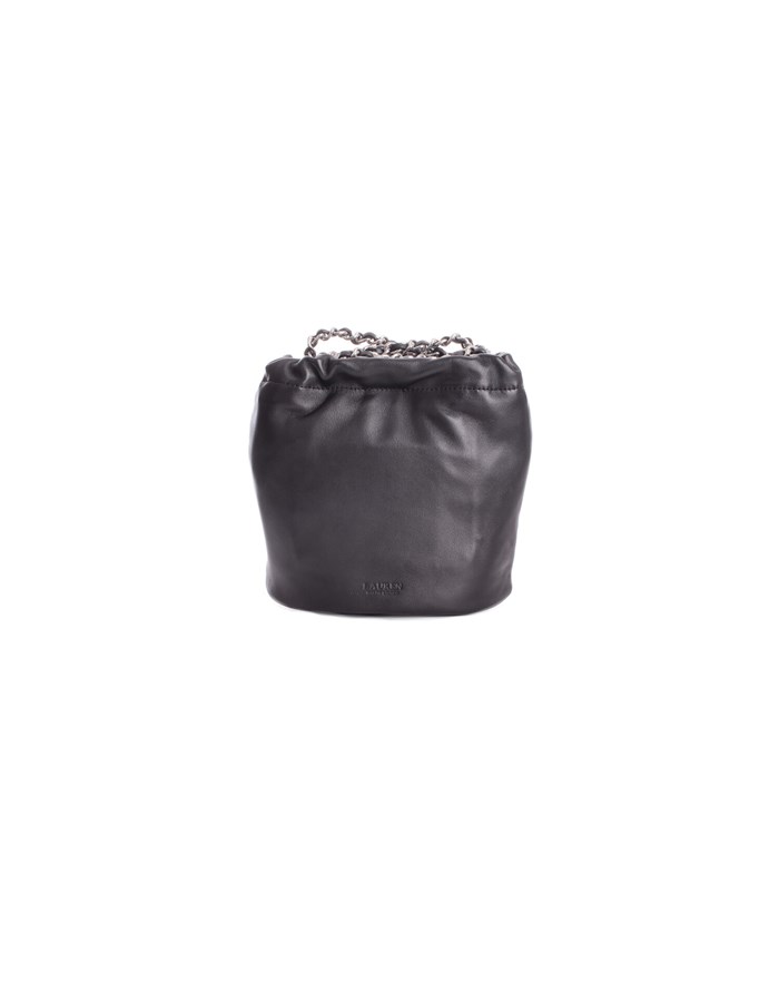 RALPH LAUREN Hand Bags Hand Bags 431884917 Black Silver