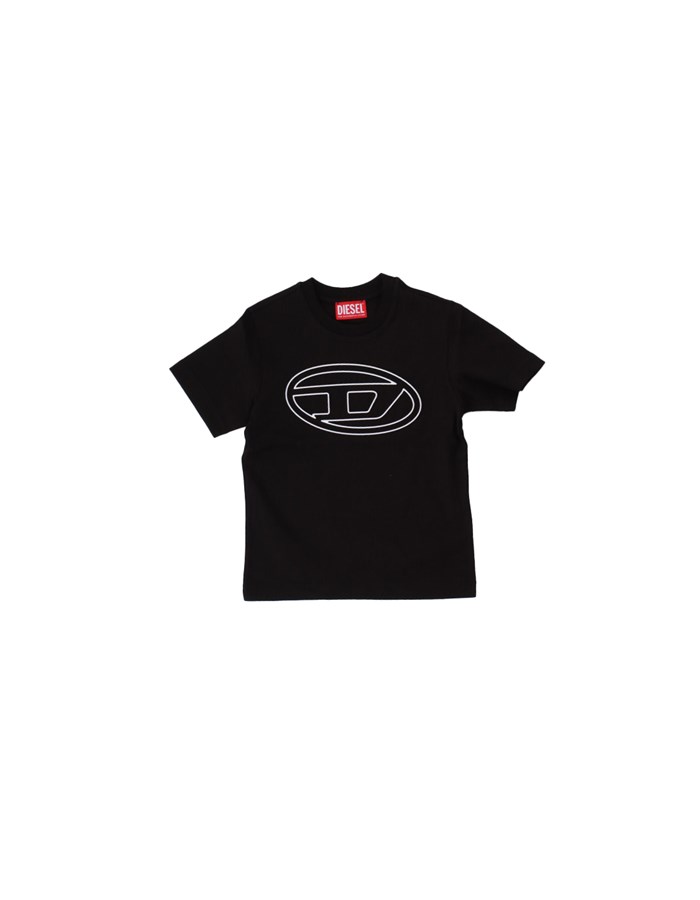 DIESEL T-shirt Short sleeve J01788-0BEAF Black