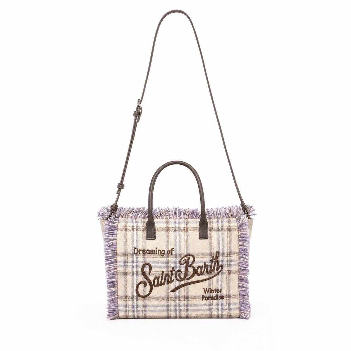 Borsa Donna MC2 SAINT BARTH 00580M VAMI031 1219 EMB Vanity Mini in Lana Tartan