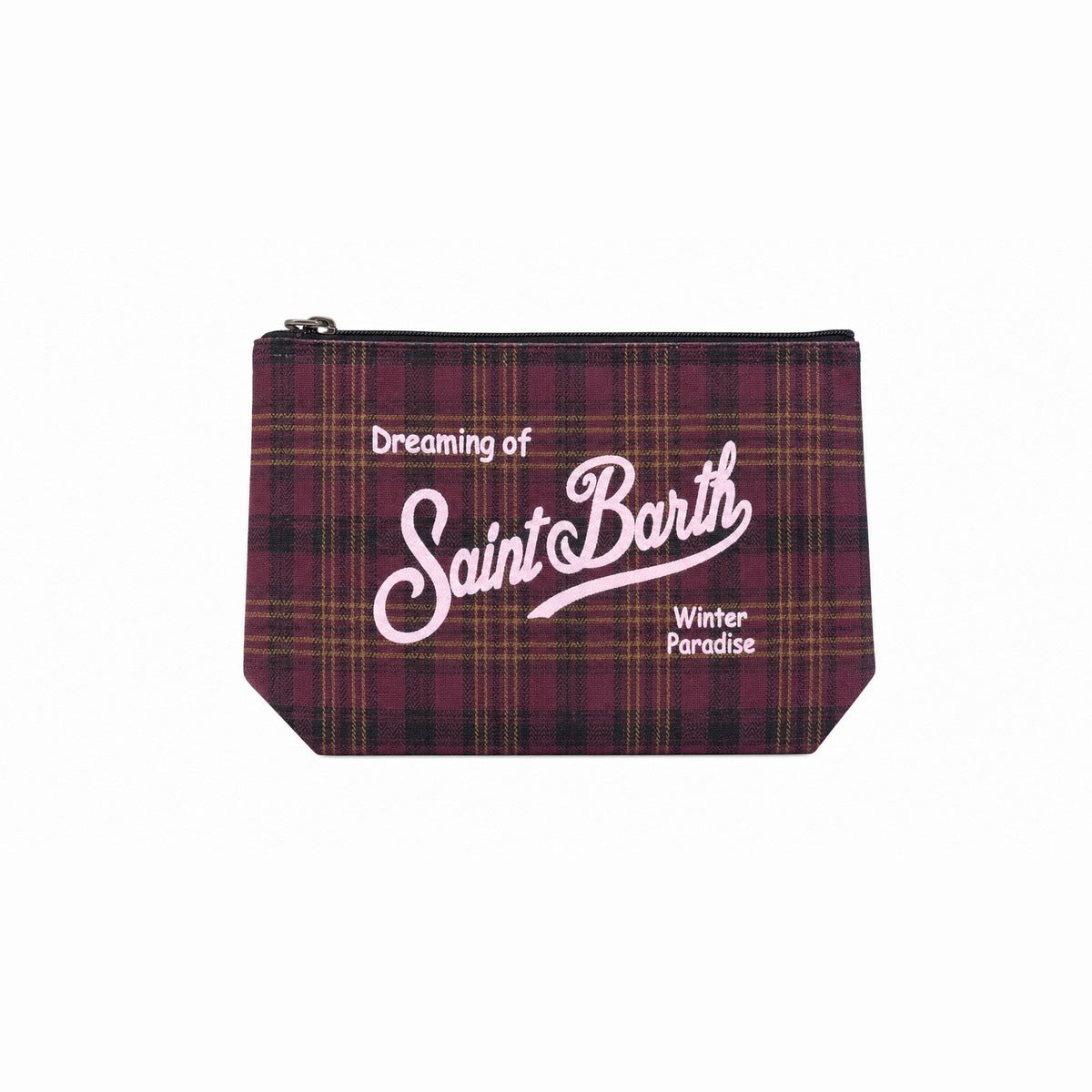 Pochette Unisex in Lana Tartan MC2 SAINT BARTH - Modello Aline