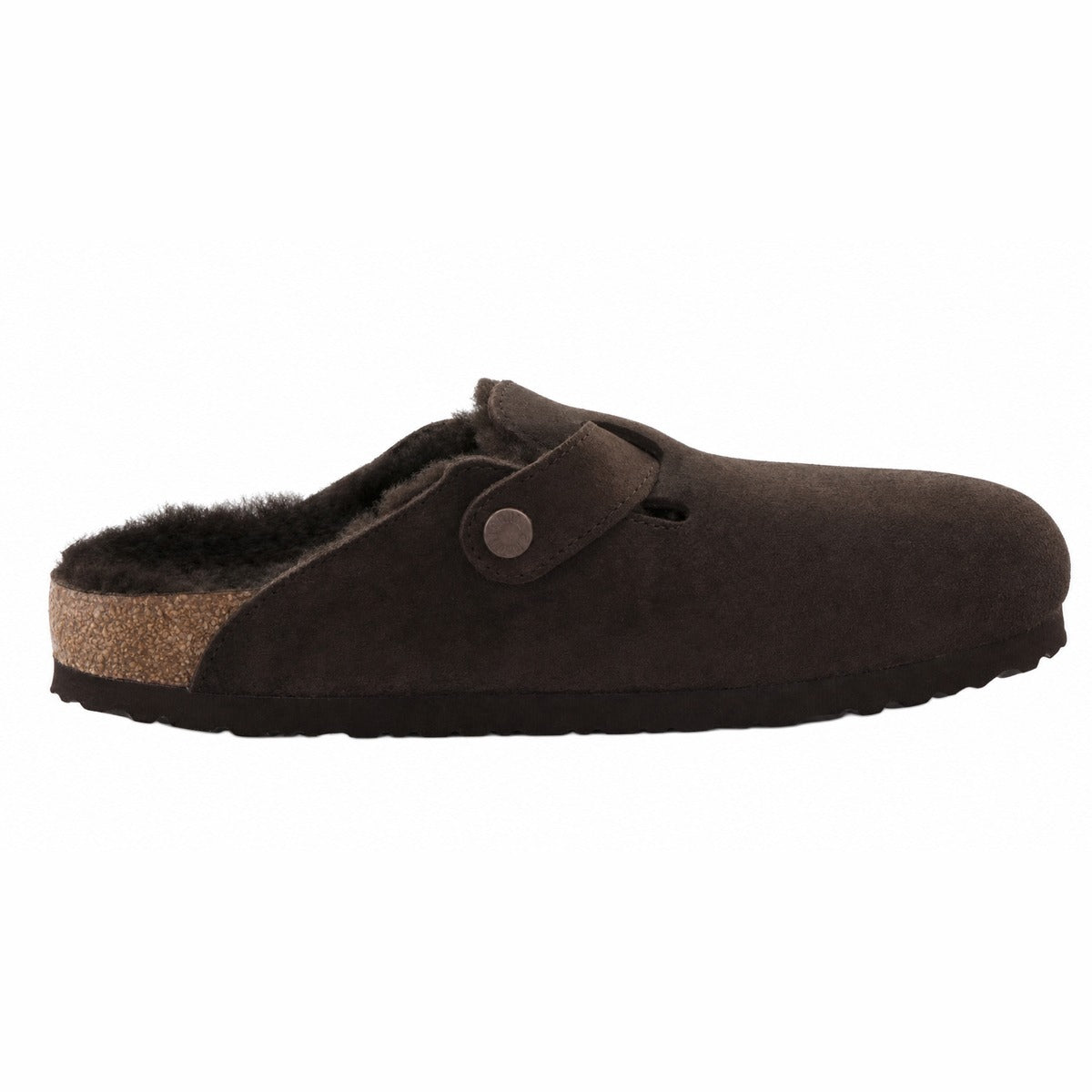 Sandali Unisex BIRKENSTOCK 1020529 MOCCA Boston Shearling Marrone