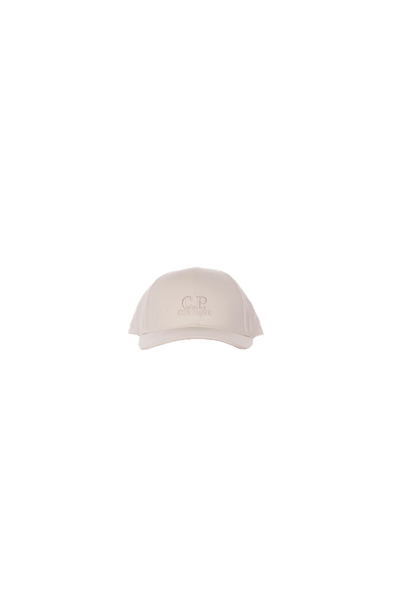 CP COMPANY Uomo Cappello 20CMAC750A006288A 114 Gabardine logo cap Beige