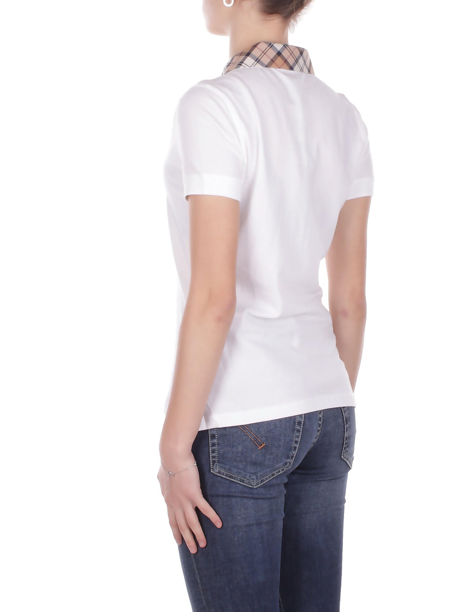 Image of BARBOUR Donna Polo LML0633 WH33 Malvern top White
