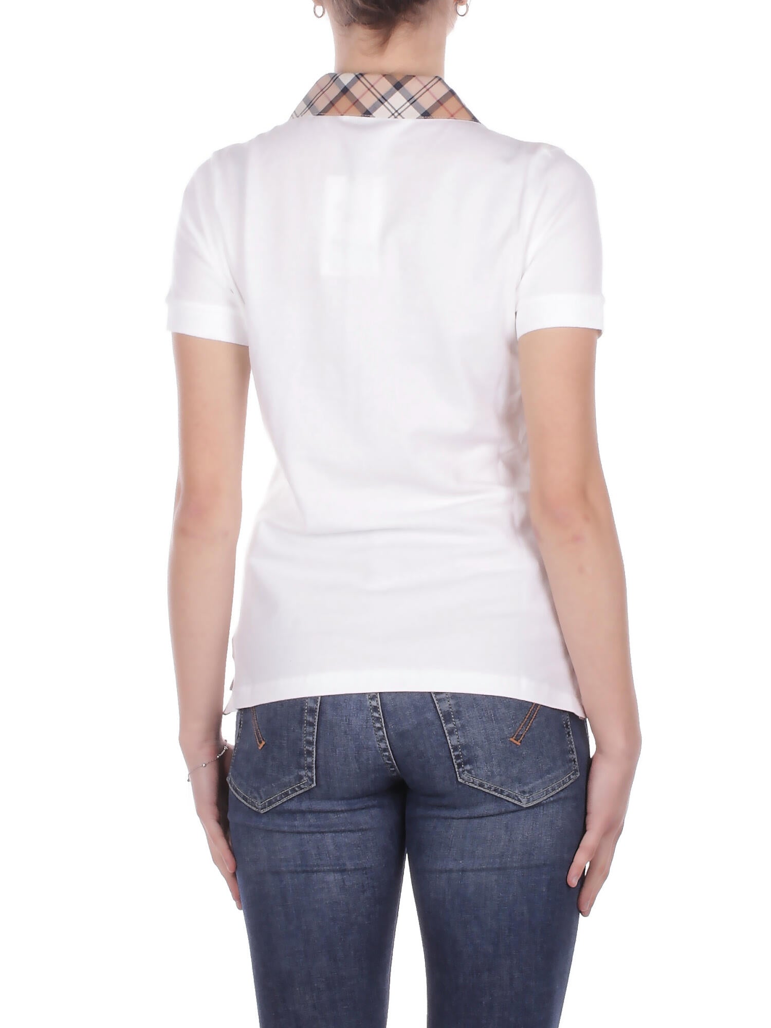 Image of BARBOUR Donna Polo LML0633 WH33 Malvern top White
