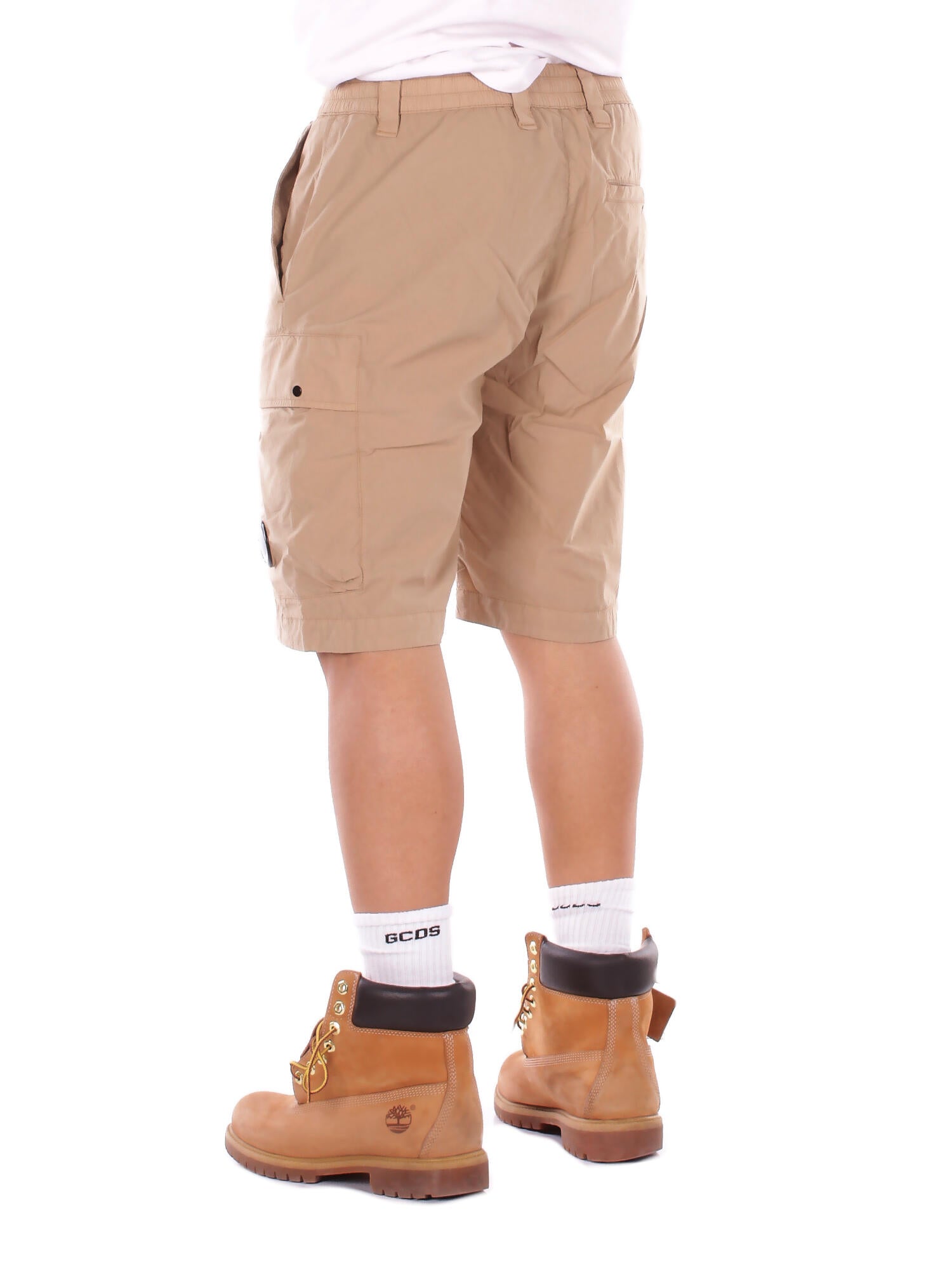 CP COMPANY Uomo Bermuda 20CMBE254A006439G 328 Bermuda cargo in 50 fili stret Beige