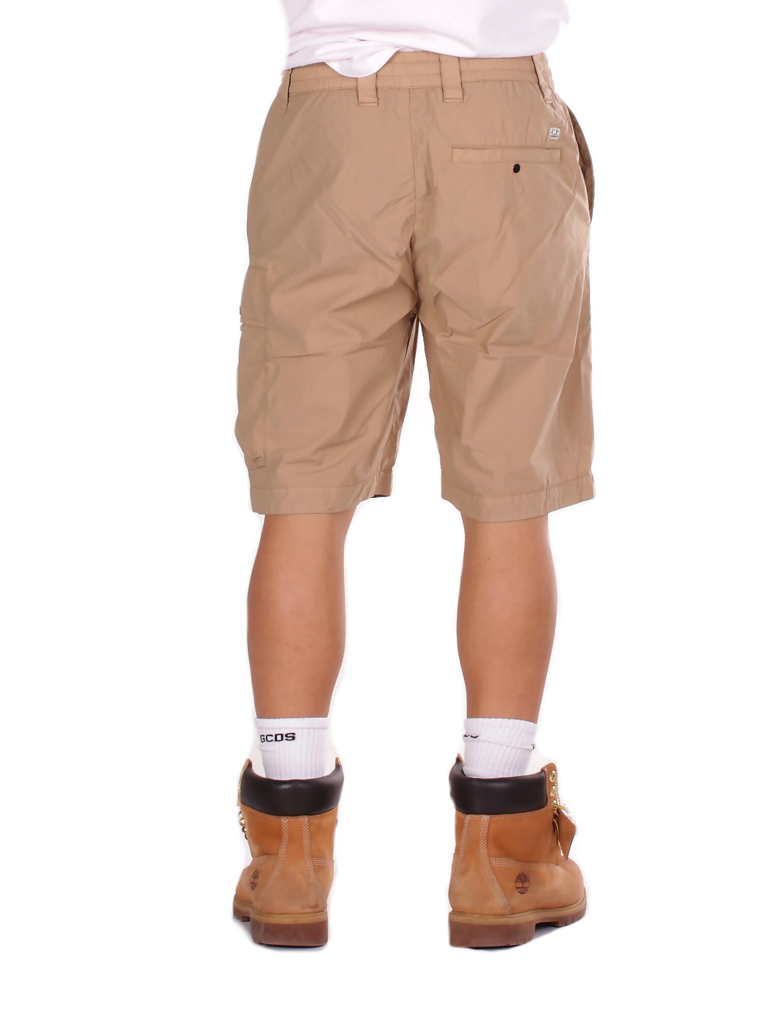 Image of CP COMPANY Uomo Bermuda 20CMBE254A006439G 328 Bermuda cargo in 50 fili stret Beige