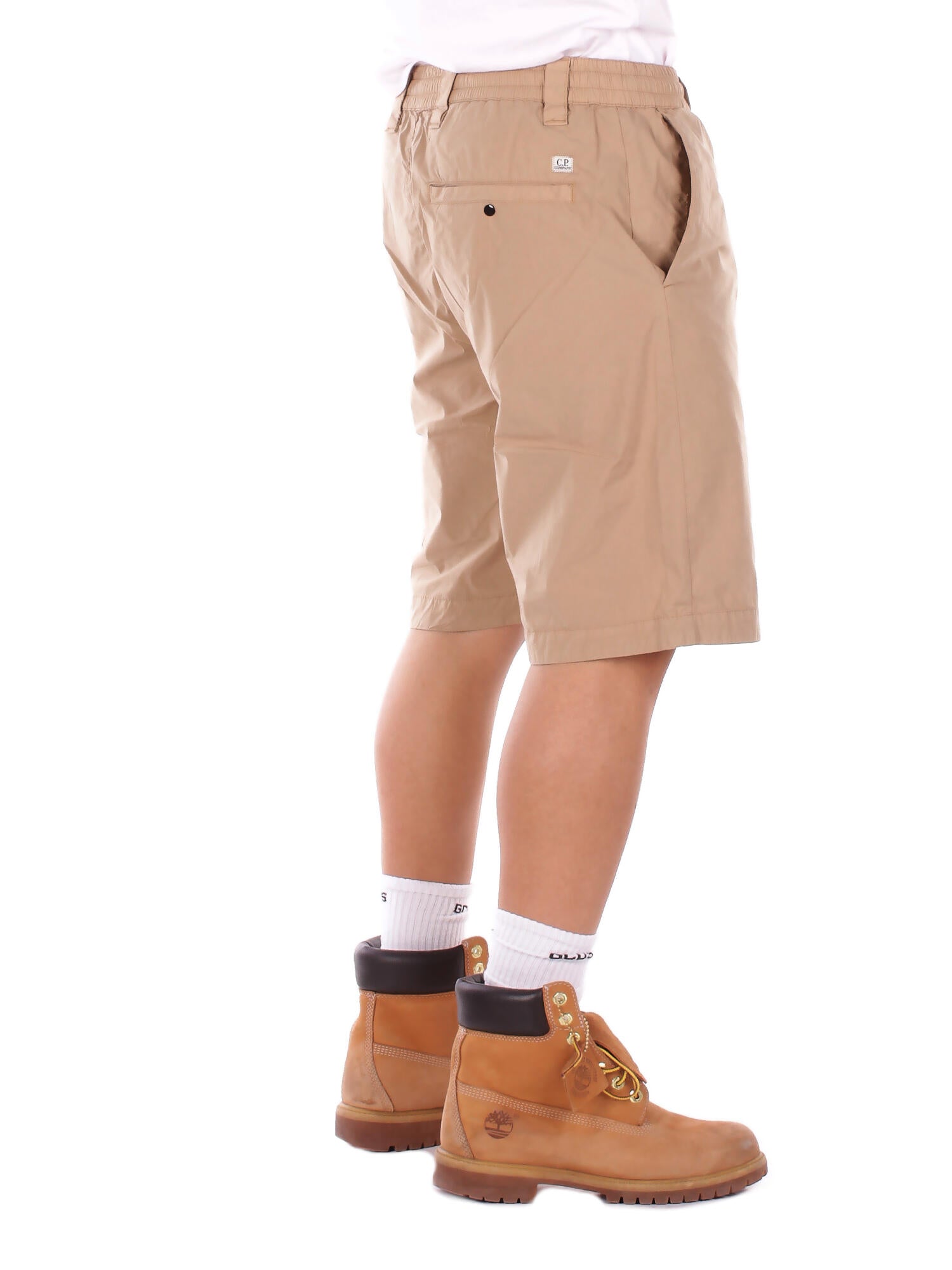 CP COMPANY Uomo Bermuda 20CMBE254A006439G 328 Bermuda cargo in 50 fili stret Beige
