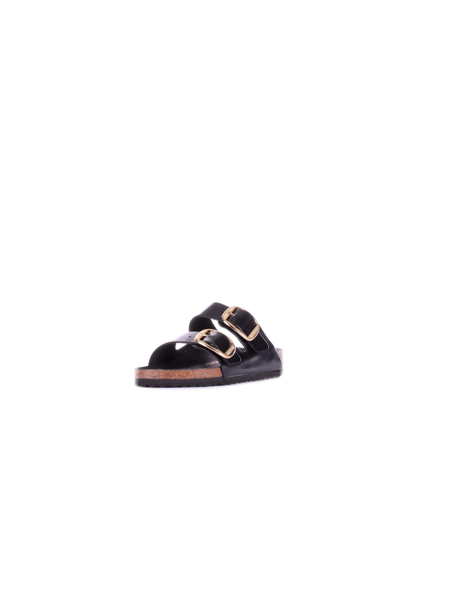 BIRKENSTOCK Unisex Sandali 1021476 BLACK Arizona big buckle hex shine Black