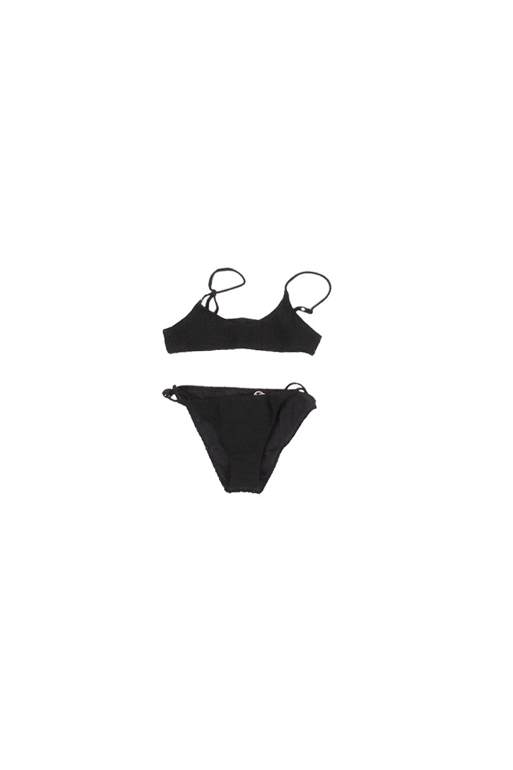 MC2 SAINT BARTH Bambina Costume da bagno PALO002 03127H 00 Paloma jr Nero