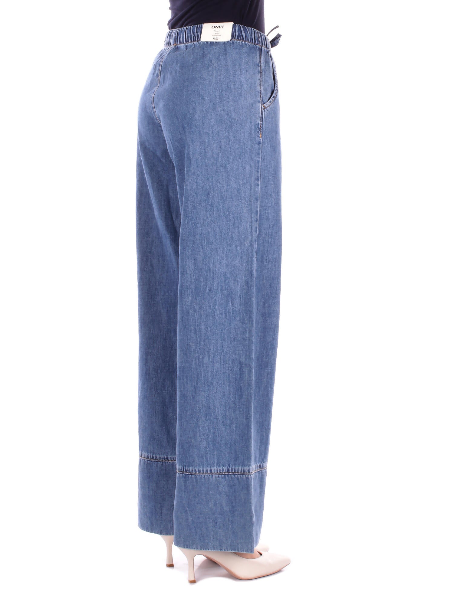 Image of ONLY Donna Jeans 15366051 MEDIUM BLU Onlleola hw string jns dnm Medium blue denim