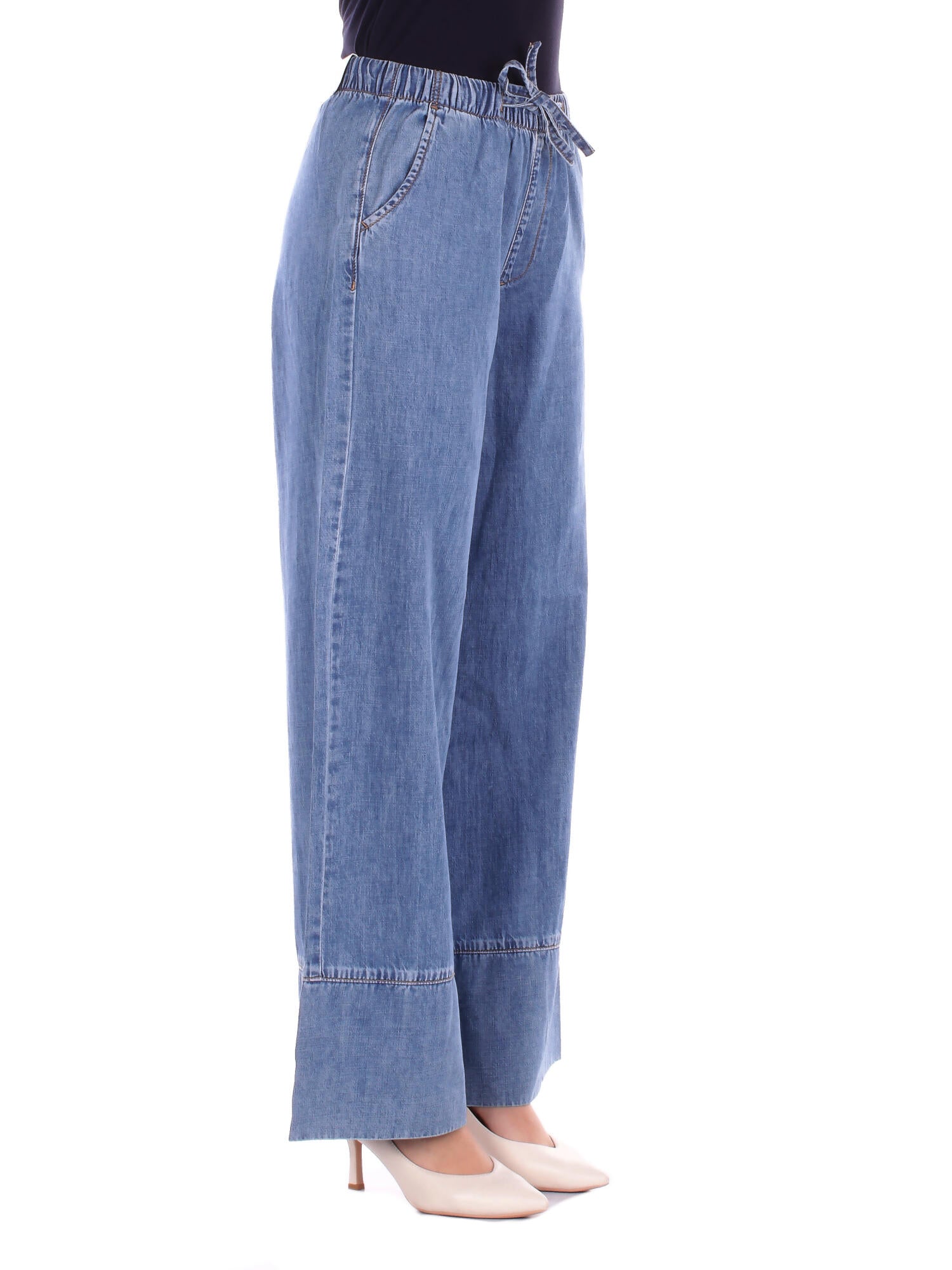 ONLY Donna Jeans 15366051 MEDIUM BLU Onlleola hw string jns dnm Medium blue denim