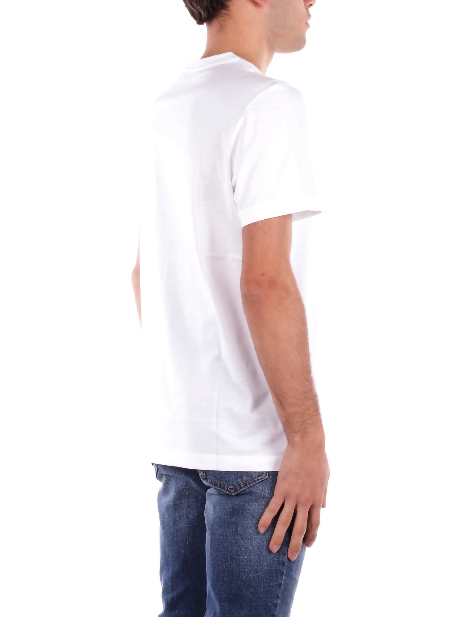 Image of DONDUP Uomo T-shirt US198JF0271U 000 T-shirt regular in jersey basi Bianco