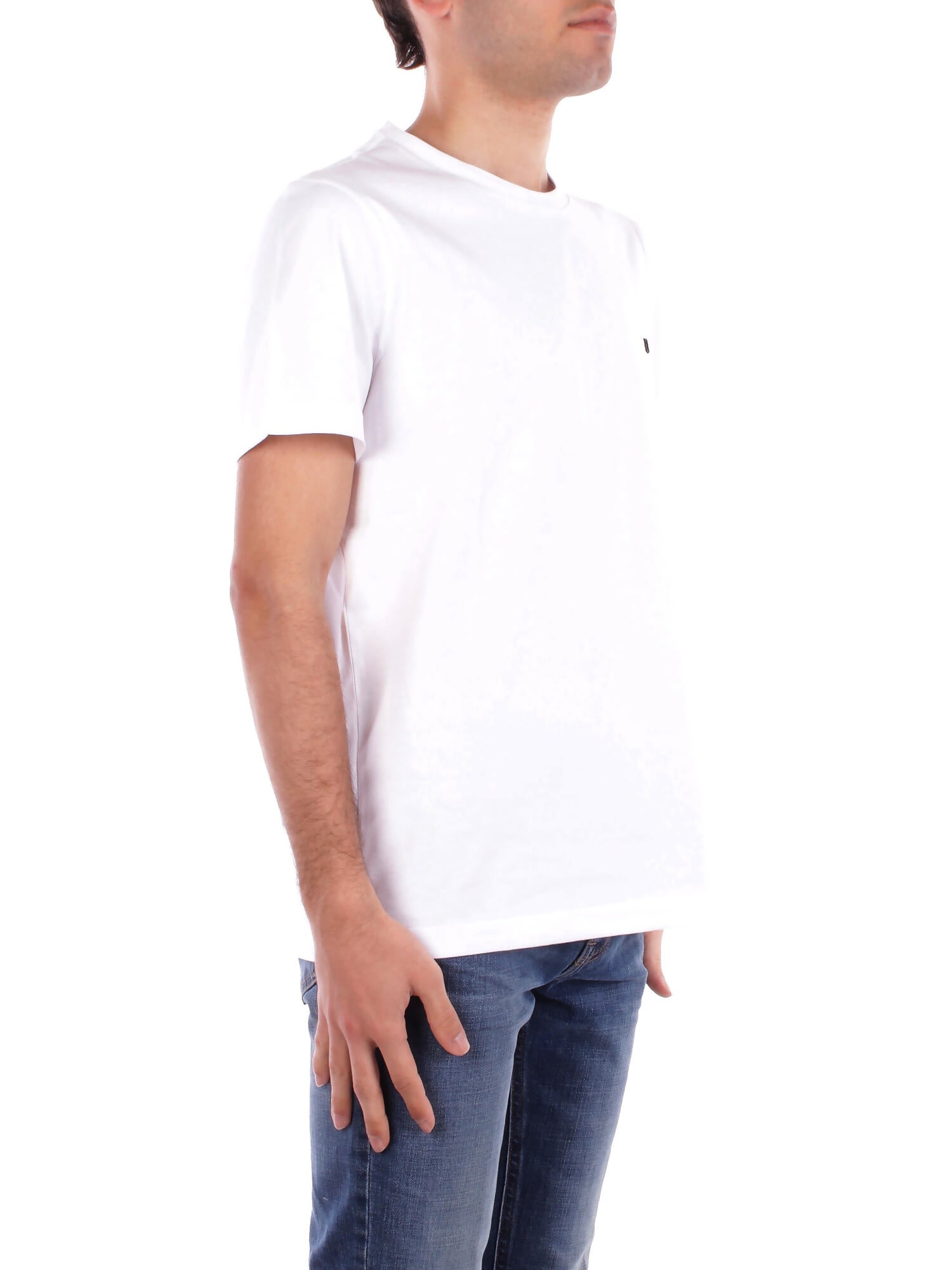 Image of DONDUP Uomo T-shirt US198JF0271U 000 T-shirt regular in jersey basi Bianco
