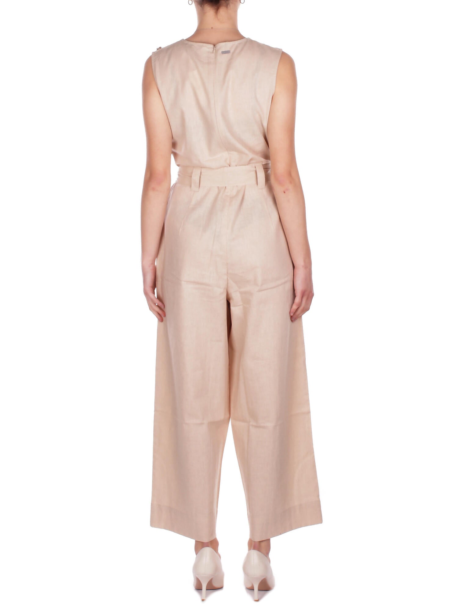 Image of BARBOUR Donna Tuta LDR0985 BE72 Gabby jumpsuit Beige