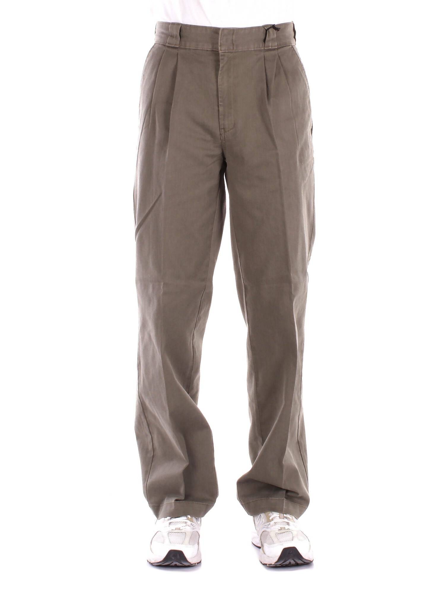 Image of DICKIES Uomo Pantalone DK0A4Z7F MGR1 Unionville pleated work pant Verde militare