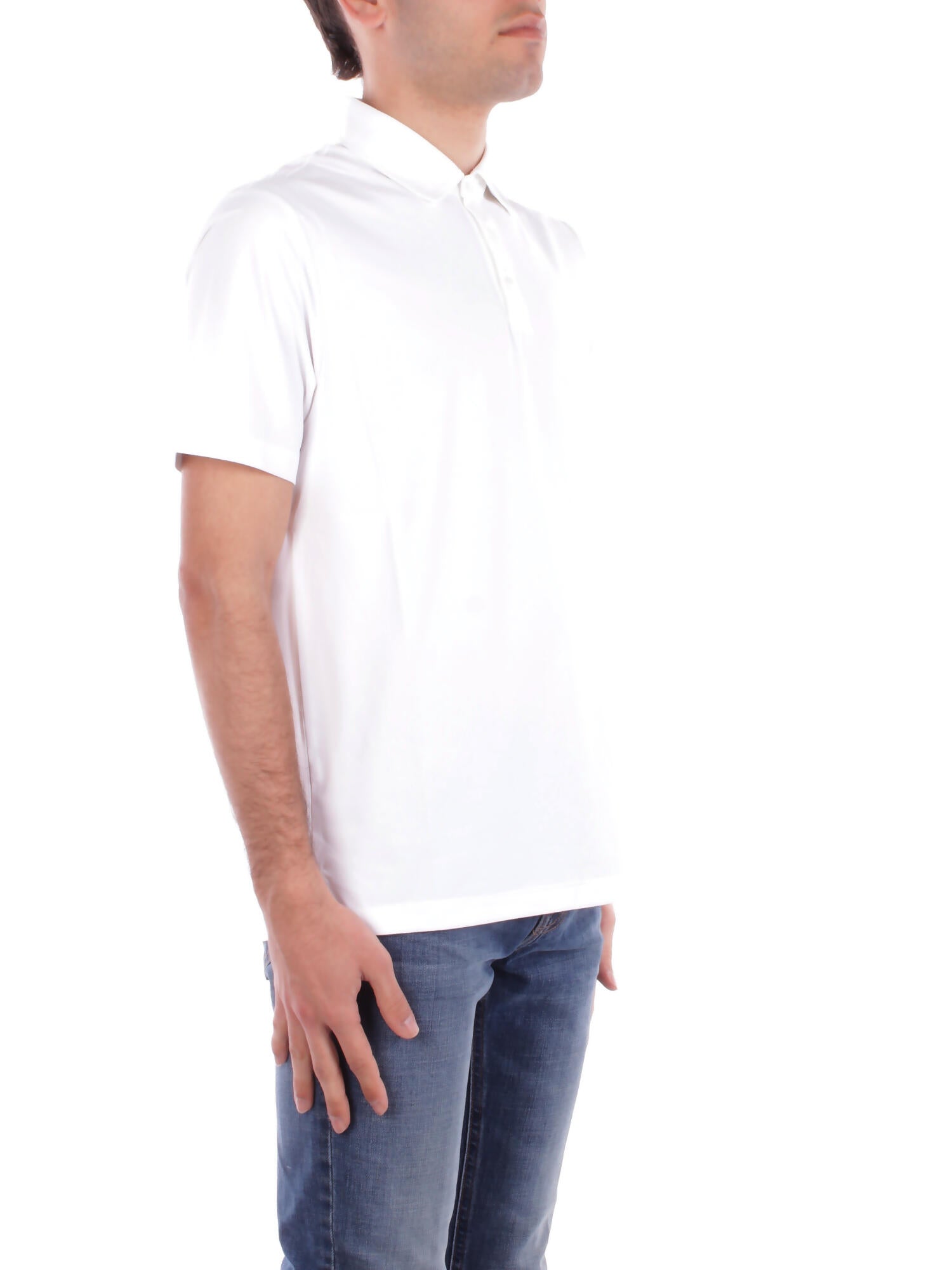 SUNS Uomo Polo PLS51004U WHITE Polo donato teck White