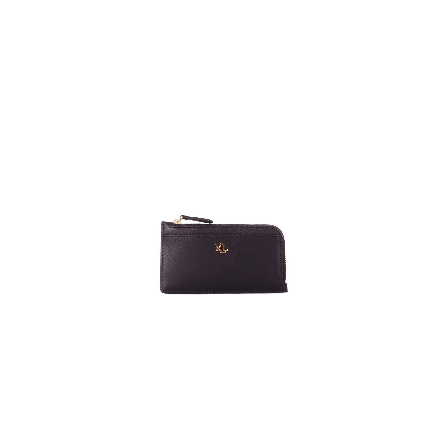 RALPH LAUREN Donna Portafogli 432P10421 002 L zip crd cs carde case small Black