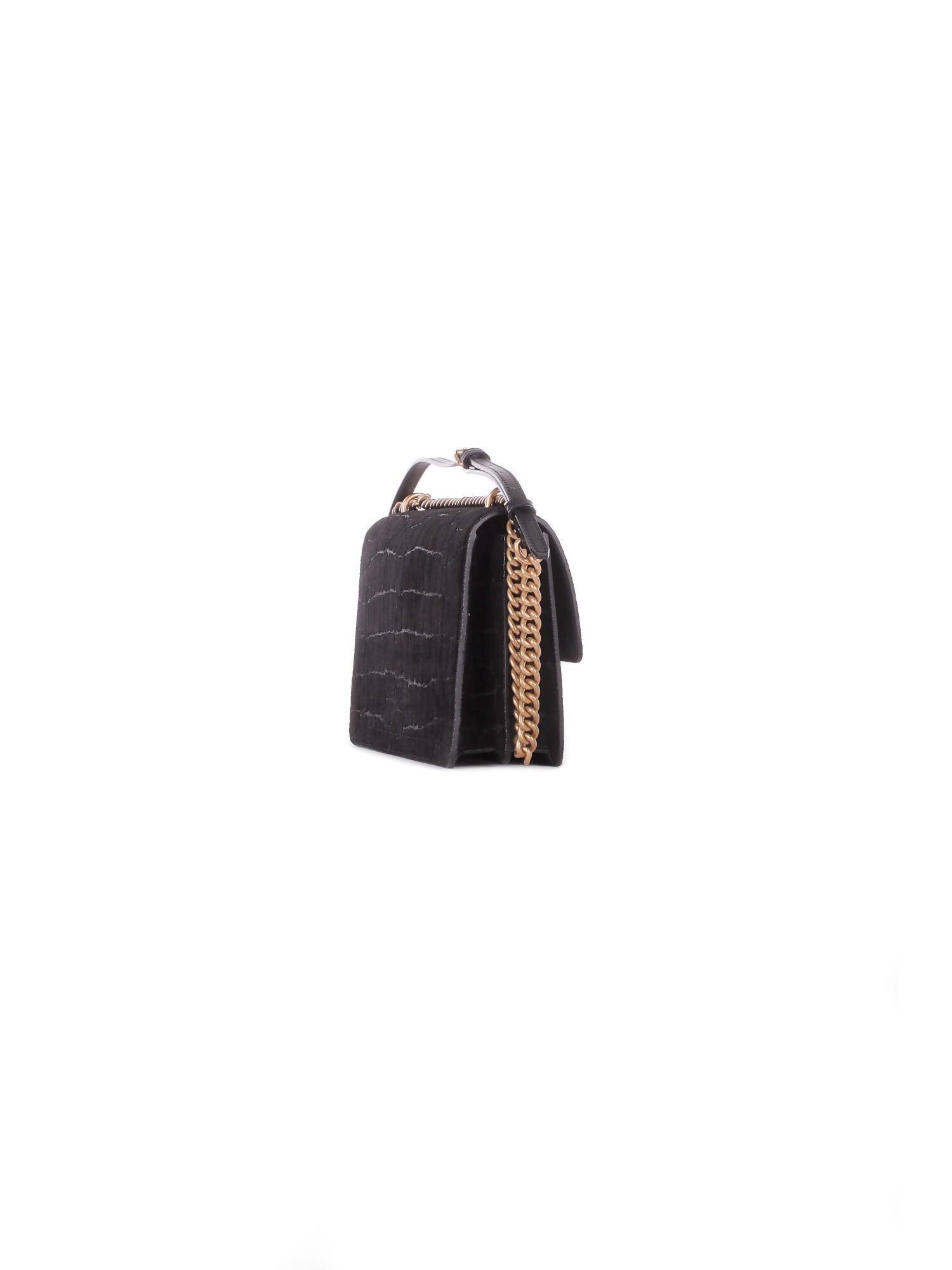 Image of PINKO Donna Borsa 100941A2YW Z99Q Love one mini dc cocco Nero gold