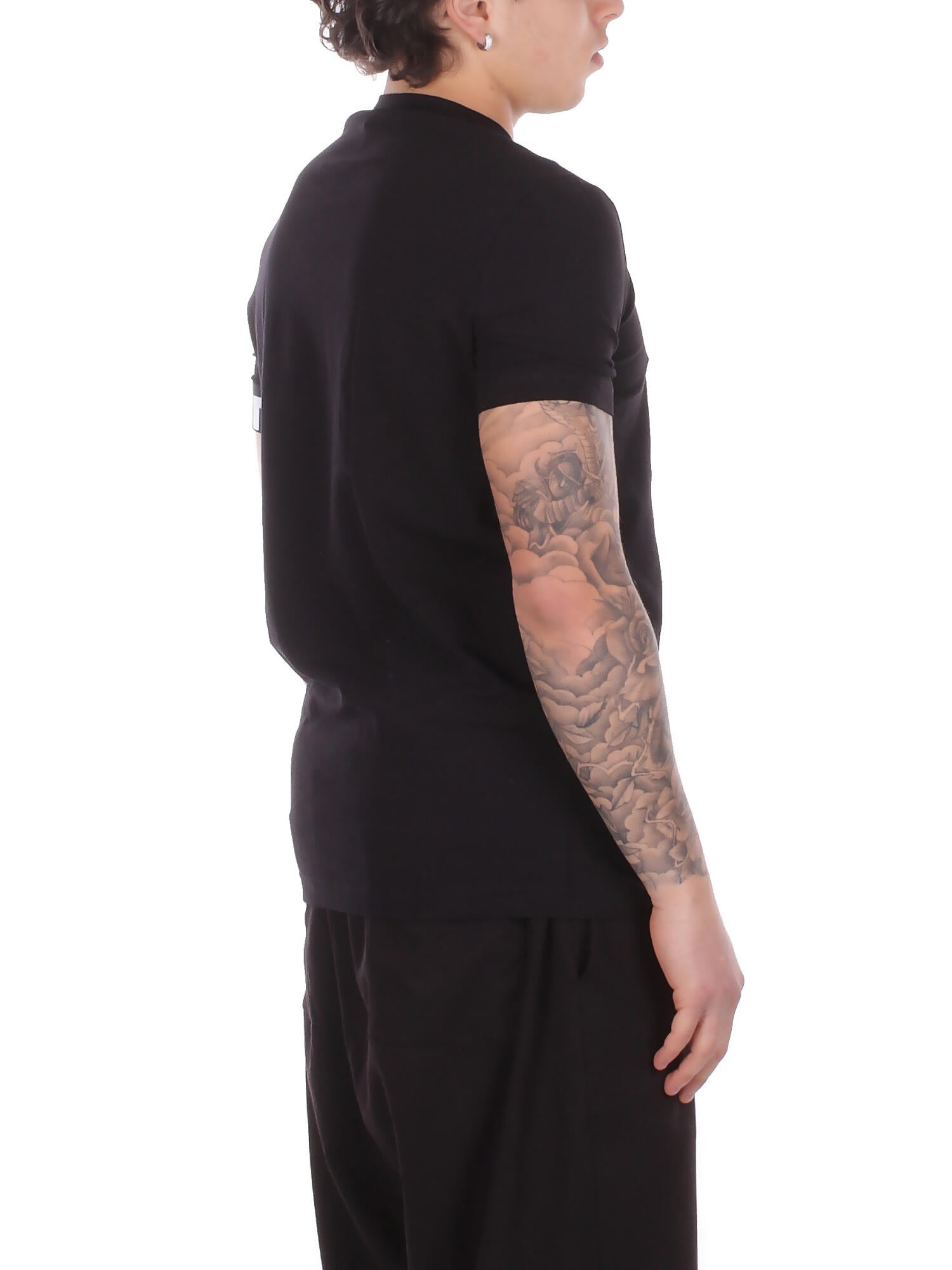 Image of DSQUARED2 Uomo T-shirt D9M3S6190 010 Round neck Black