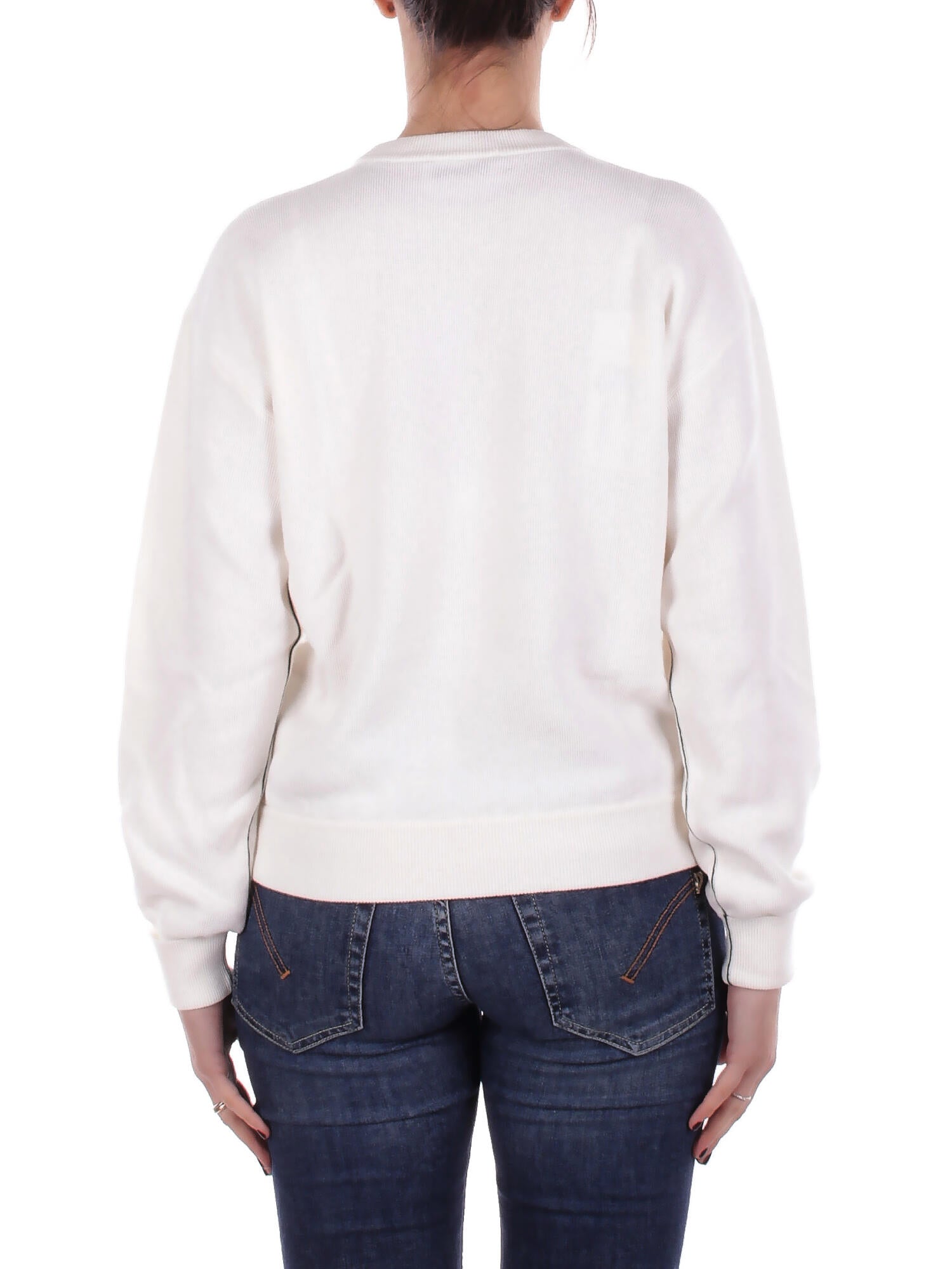 LACOSTE Donna Maglia AF4158 70V Pullover Farina