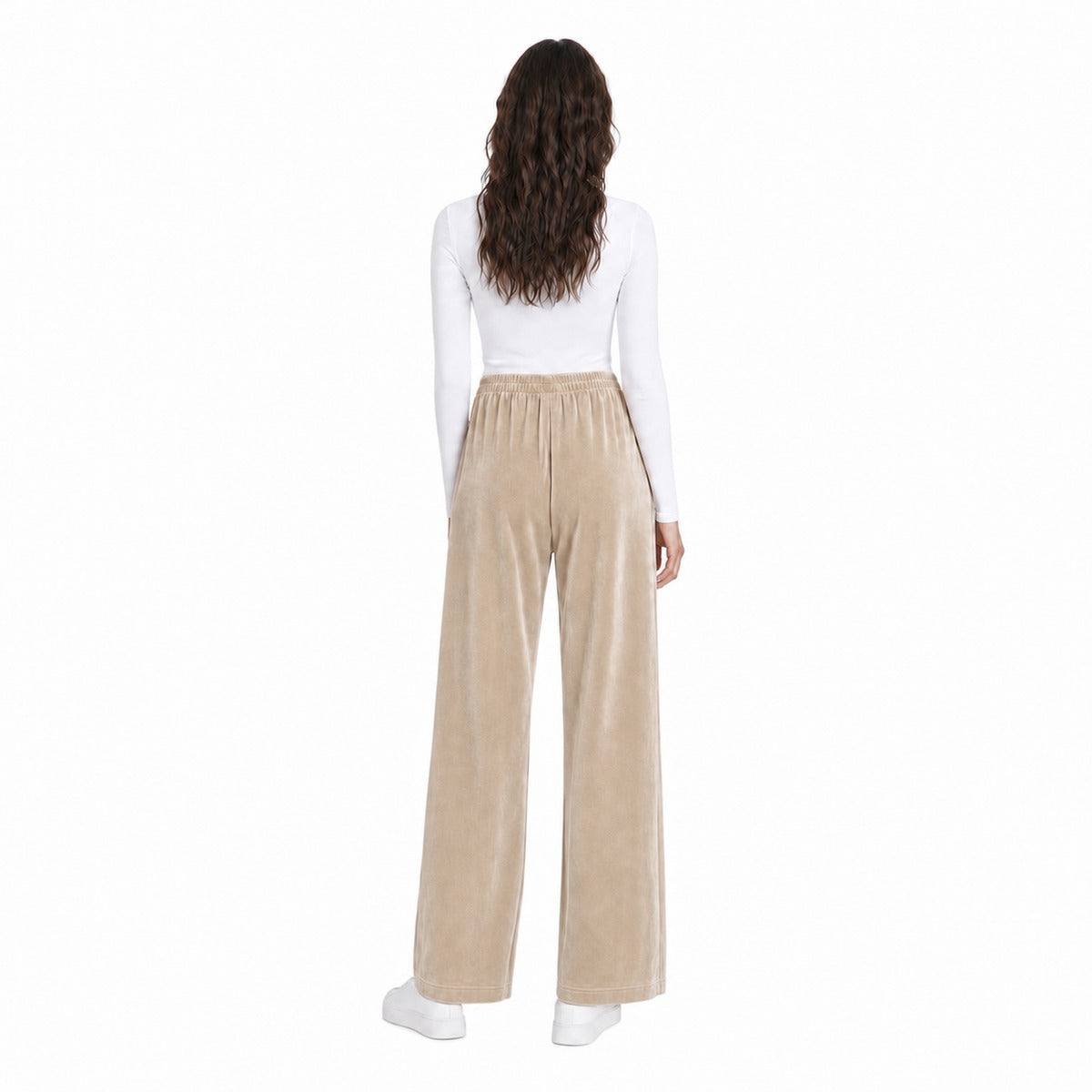 Pantalone Donna ONLY 15383457 BIRCH Onlrebel New Pant SWT in Colore Panna