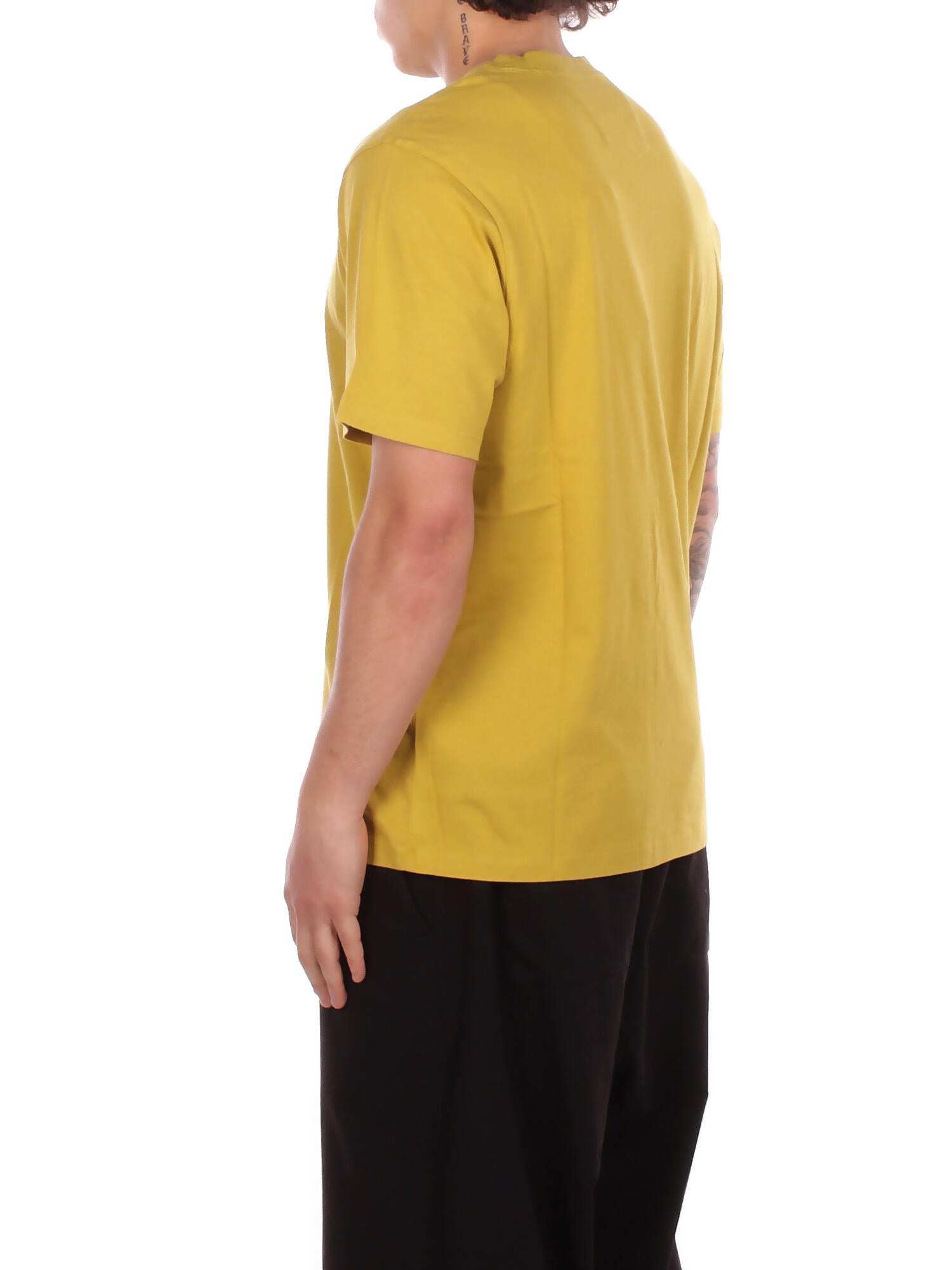 Image of CP COMPANY Uomo T-shirt 20CMTS726A005100W 246 30/1 jersey short sleeve logo Antique