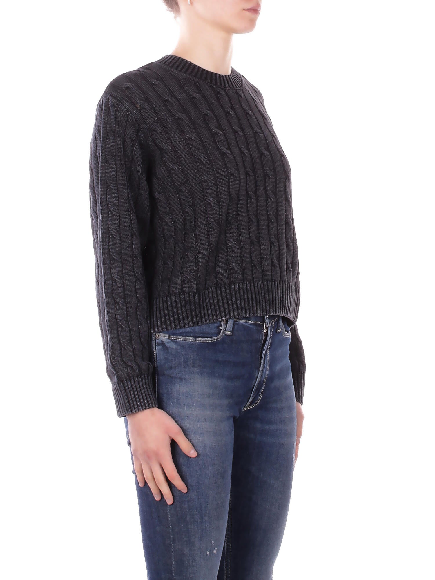 Image of CARHARTT WIP Donna Maglia I036394 89GD W' carter sweater Black