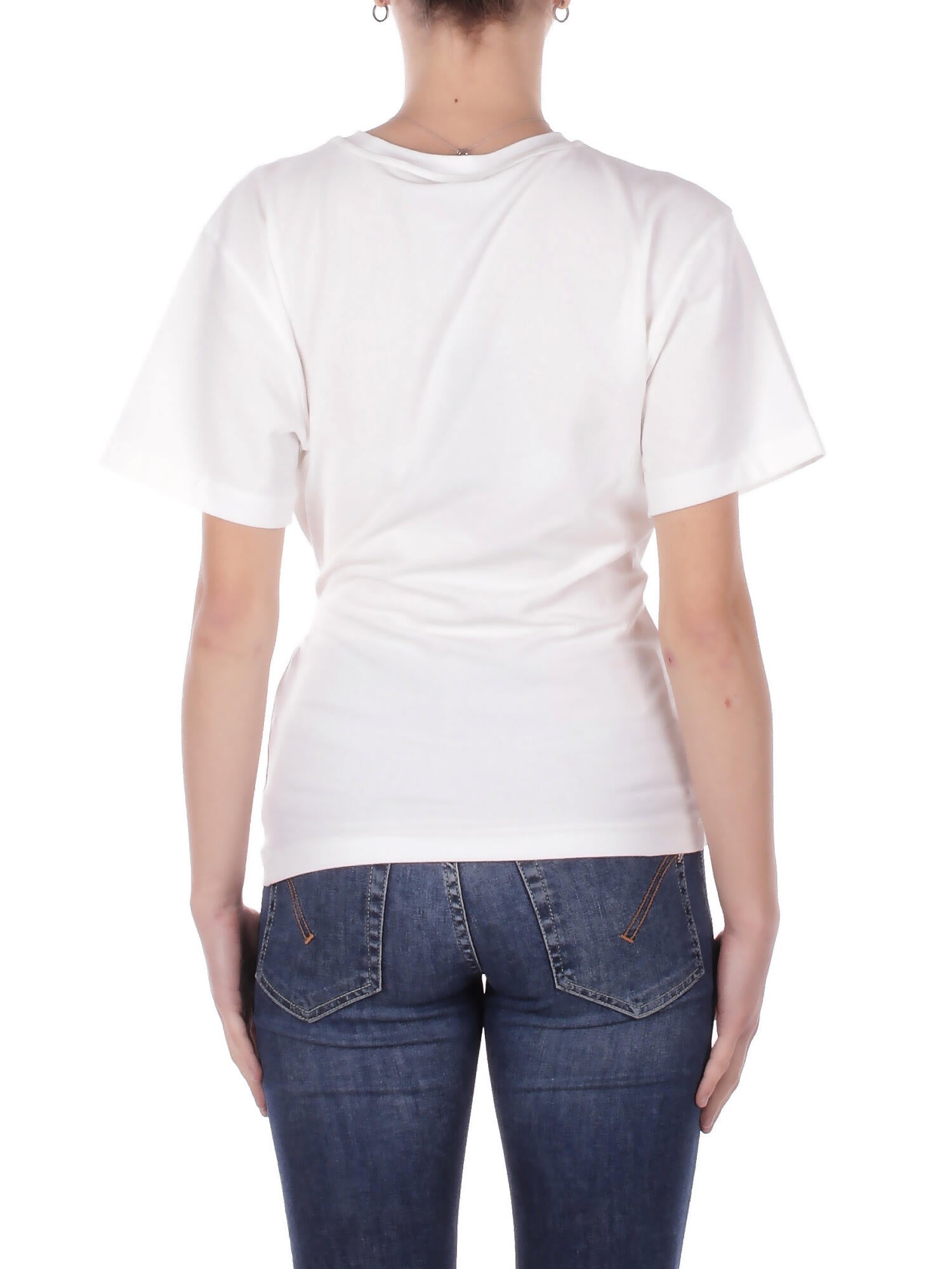 PINKO Donna Maglia 106455A35D Z05 Mary maglia jersey cotone Bianco