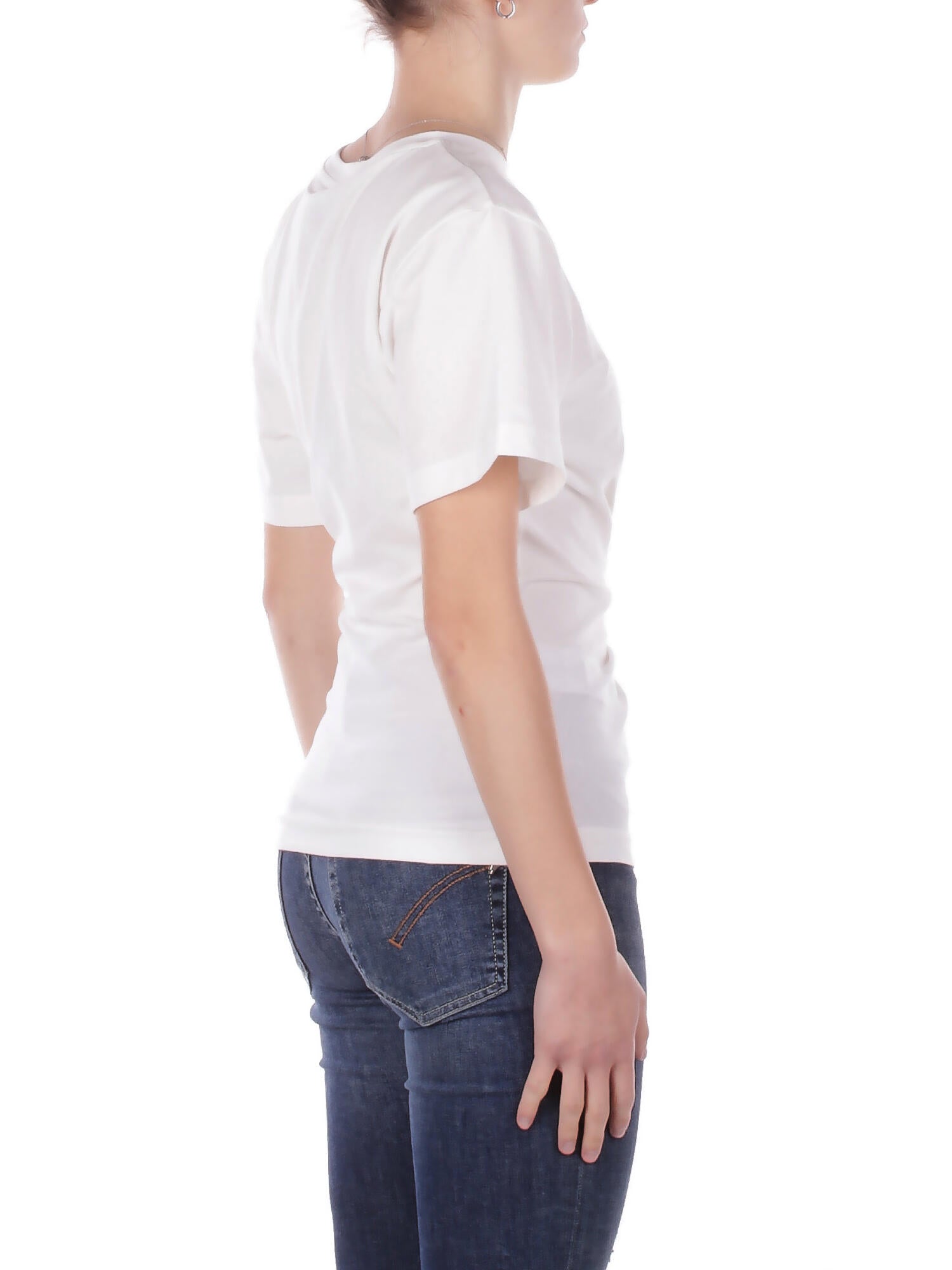 PINKO Donna Maglia 106455A35D Z05 Mary maglia jersey cotone Bianco