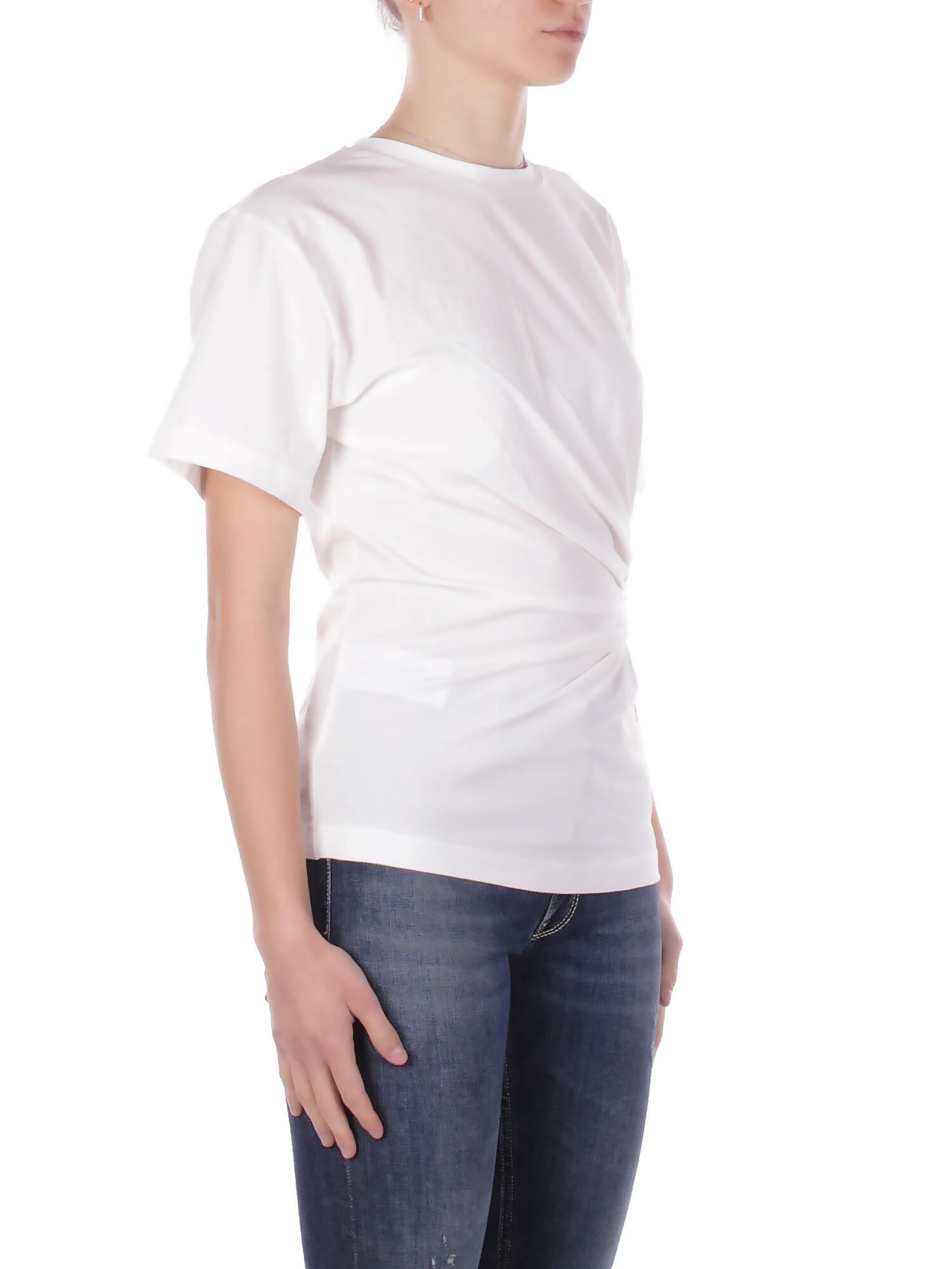 PINKO Donna Maglia 106455A35D Z05 Mary maglia jersey cotone Bianco
