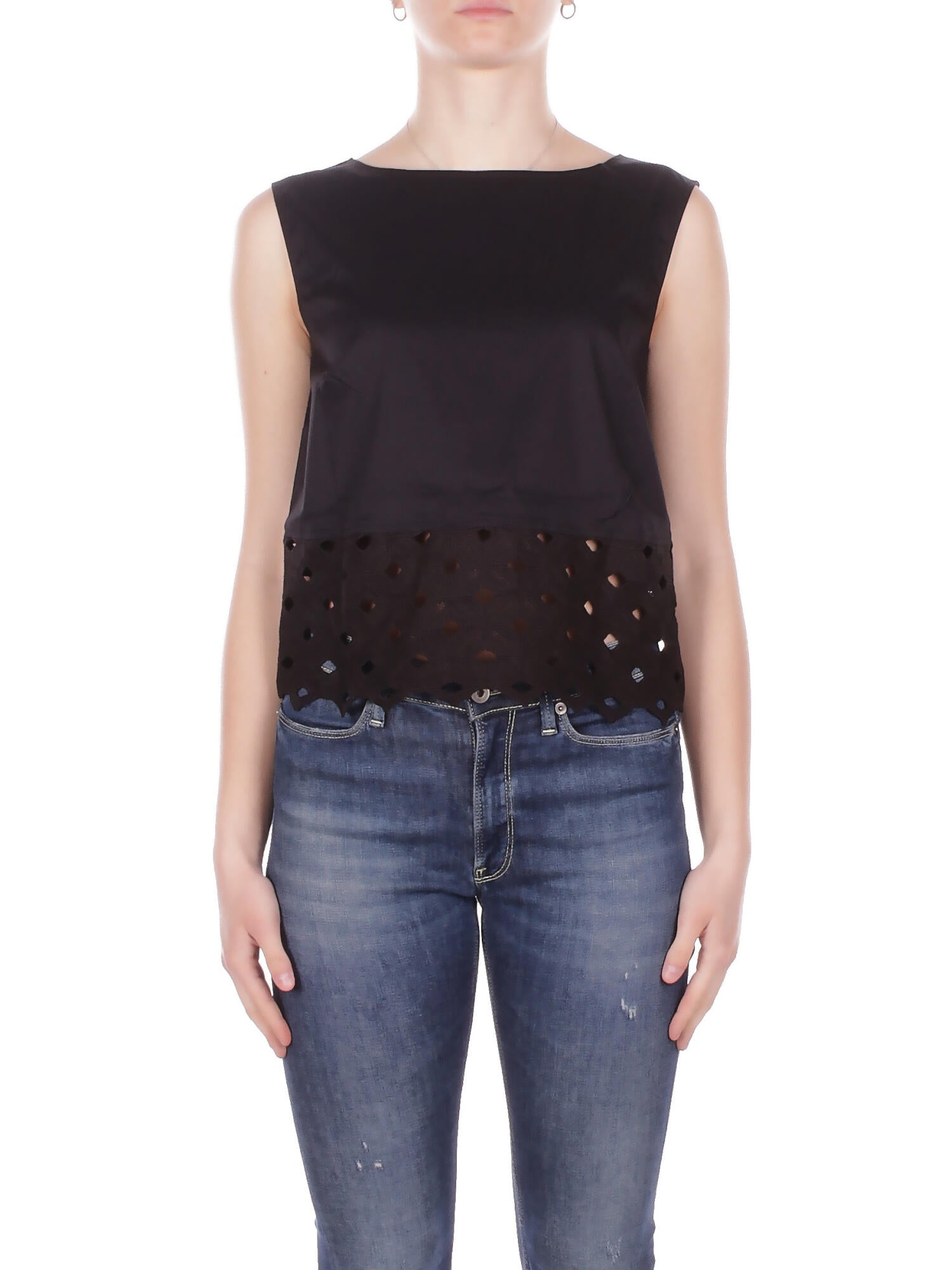 MAX MARA Donna Top 2616161039600 002 Bch maggio Nero