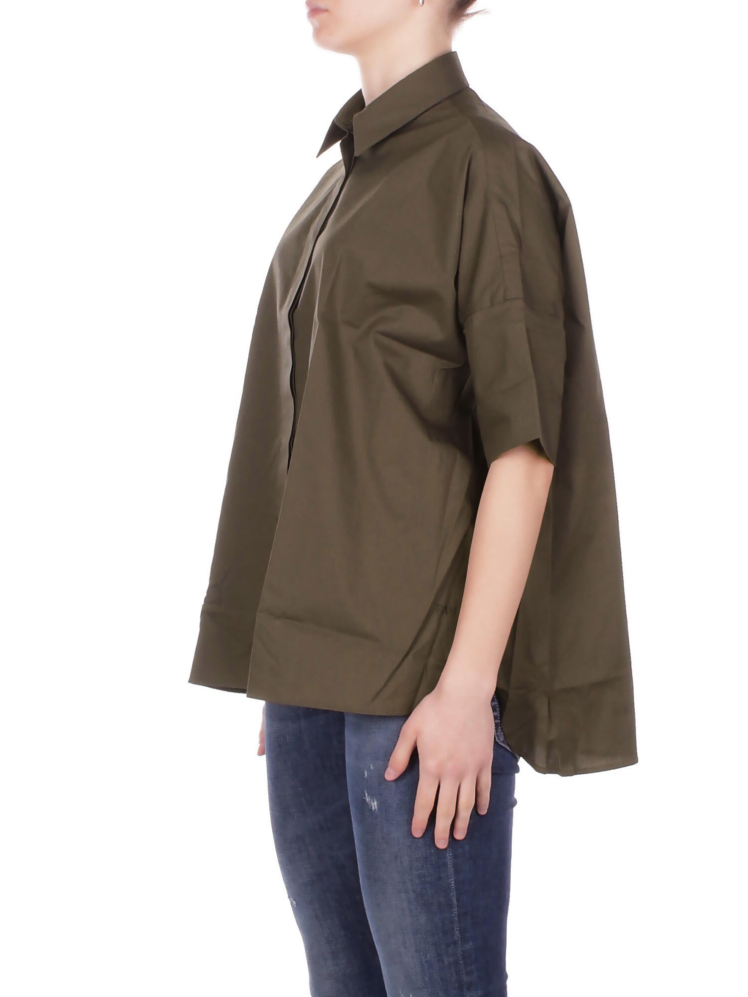 FAY Donna Camicia NCWA552552 SZGRV613 Camicia m 3\4 Verde