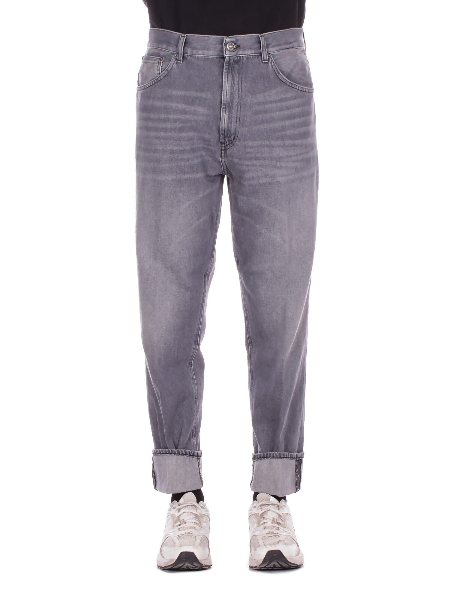 DONDUP Uomo Jeans UP612DF0277U 900 Jeans 5tasche loose paco in dn Topo