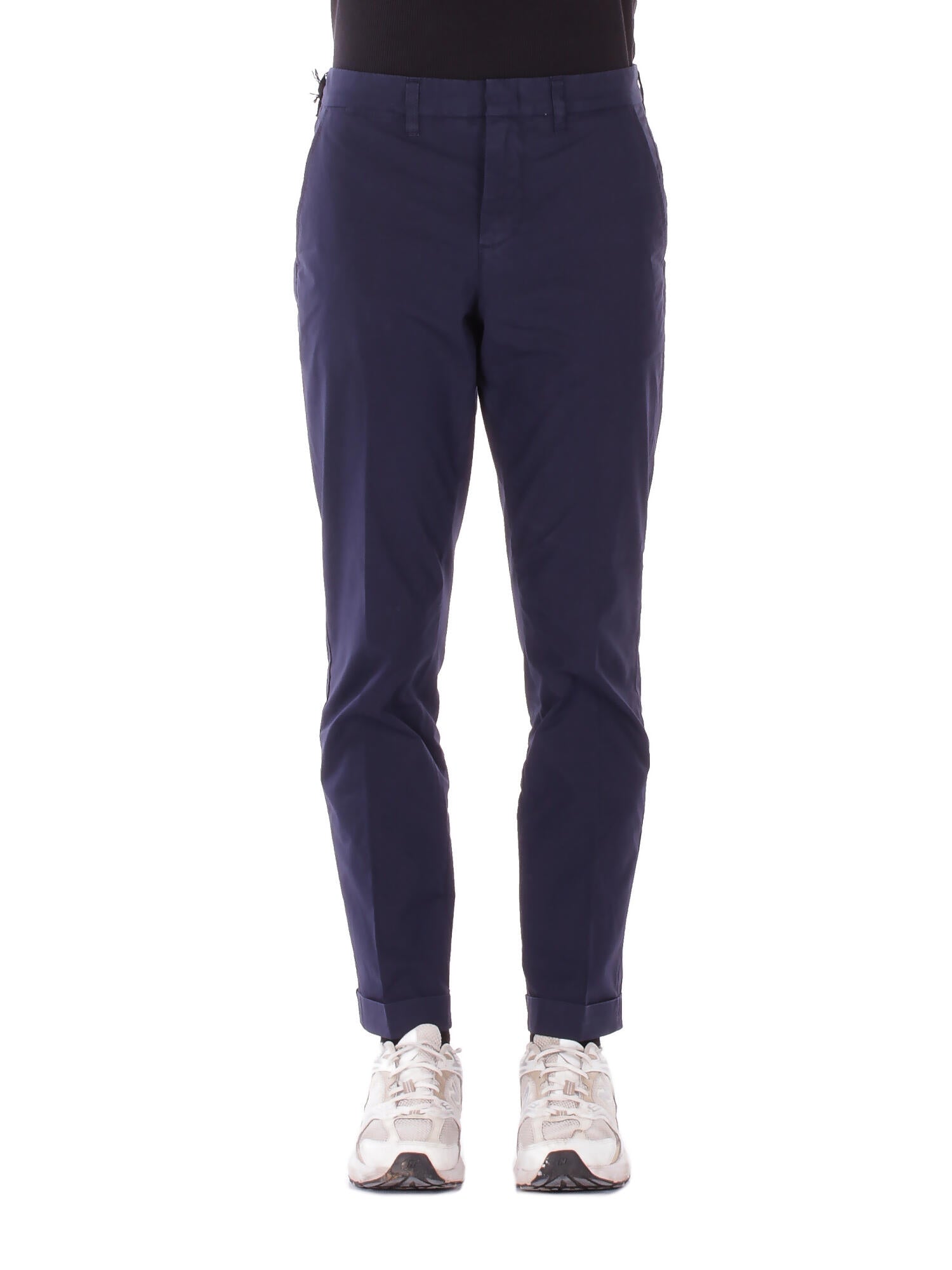 FAY Uomo Pantalone NTM8652187 TRSEU810 Capri classico tc f.do Blu denim