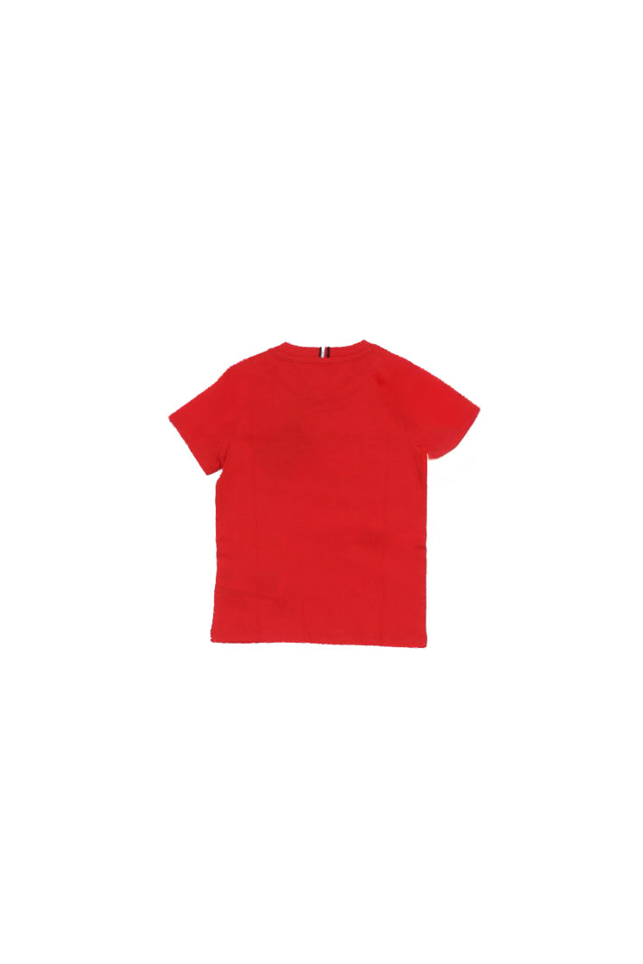 TOMMY HILFIGER Bambino T-shirt KB0KB10275 XL8# Wavy flag t-shirt red