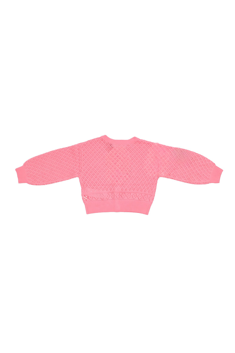 BILLIEBLUSH Bambina Maglia U21911 499# Cardigan tricot Fucsia
