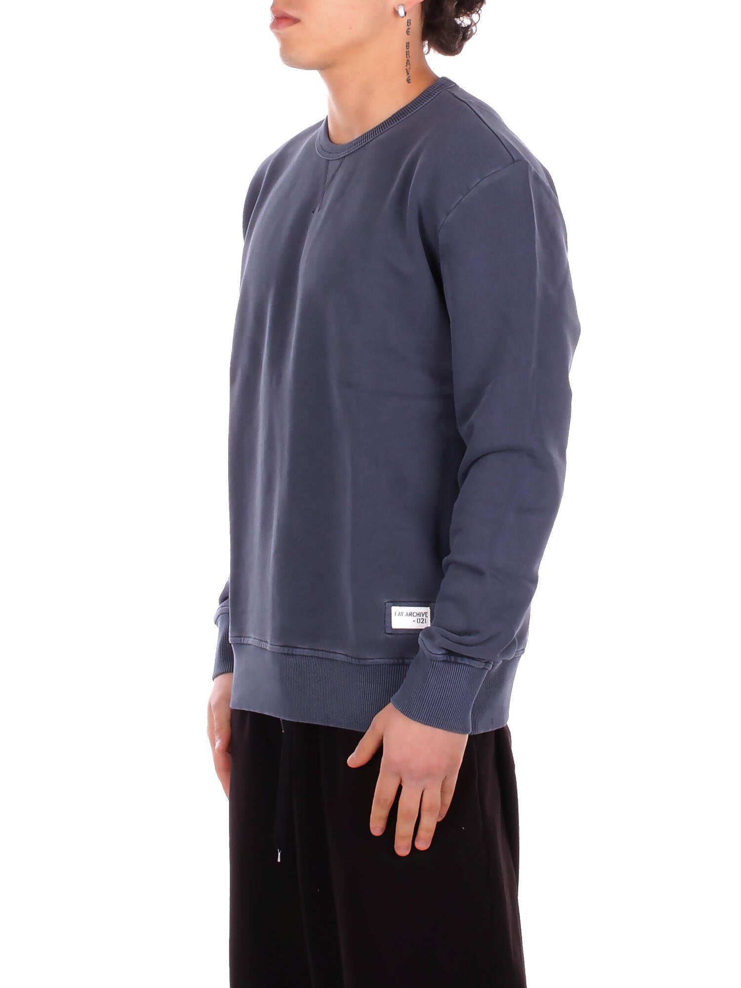 FAY Uomo Felpa MJMB55211 TZGCU807 Felpa archive Blu navy