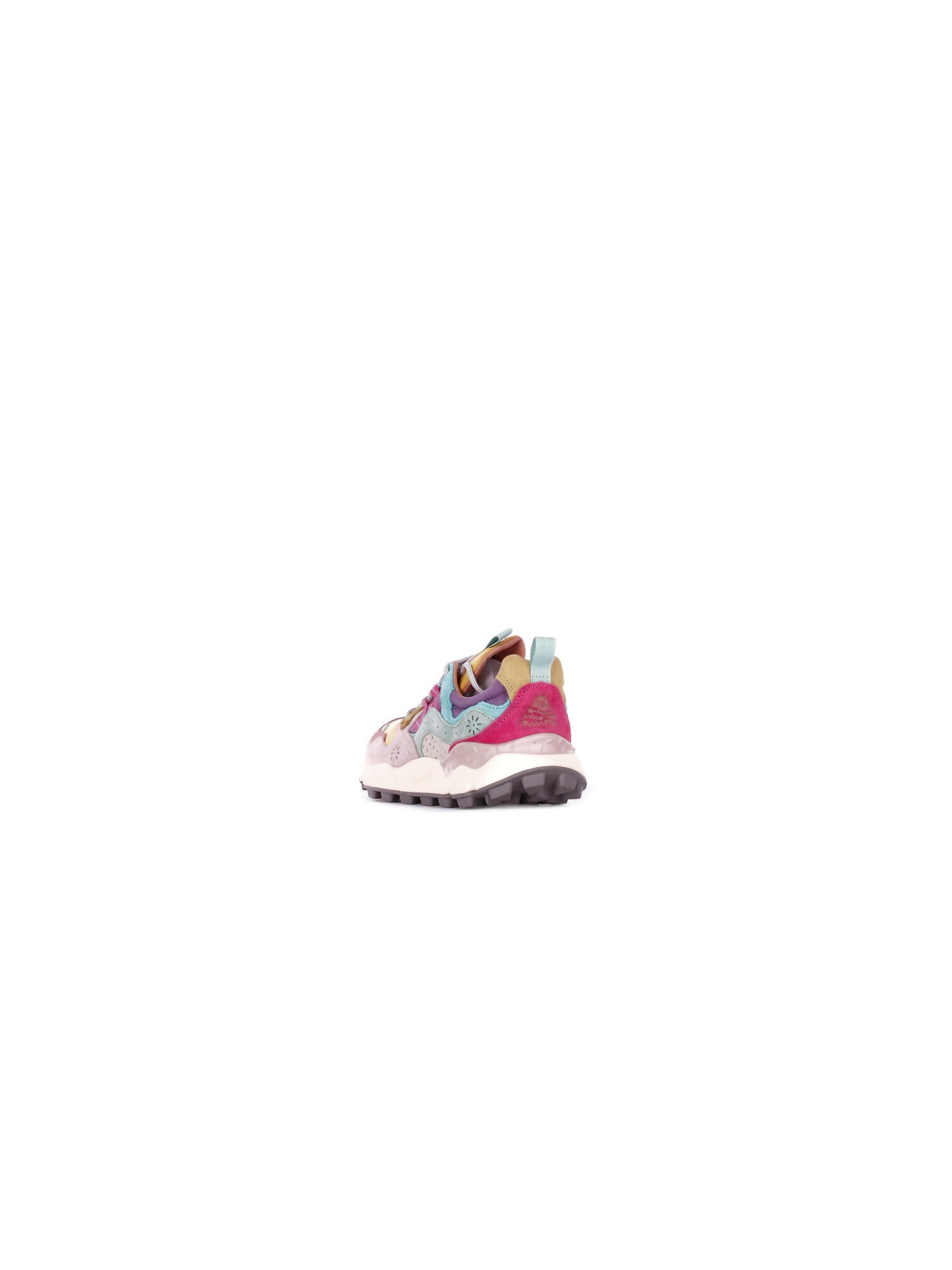 FLOWER MOUNTAIN Donna Sneakers 2017817 01 1H07 Yamano 3 Rosa giallo