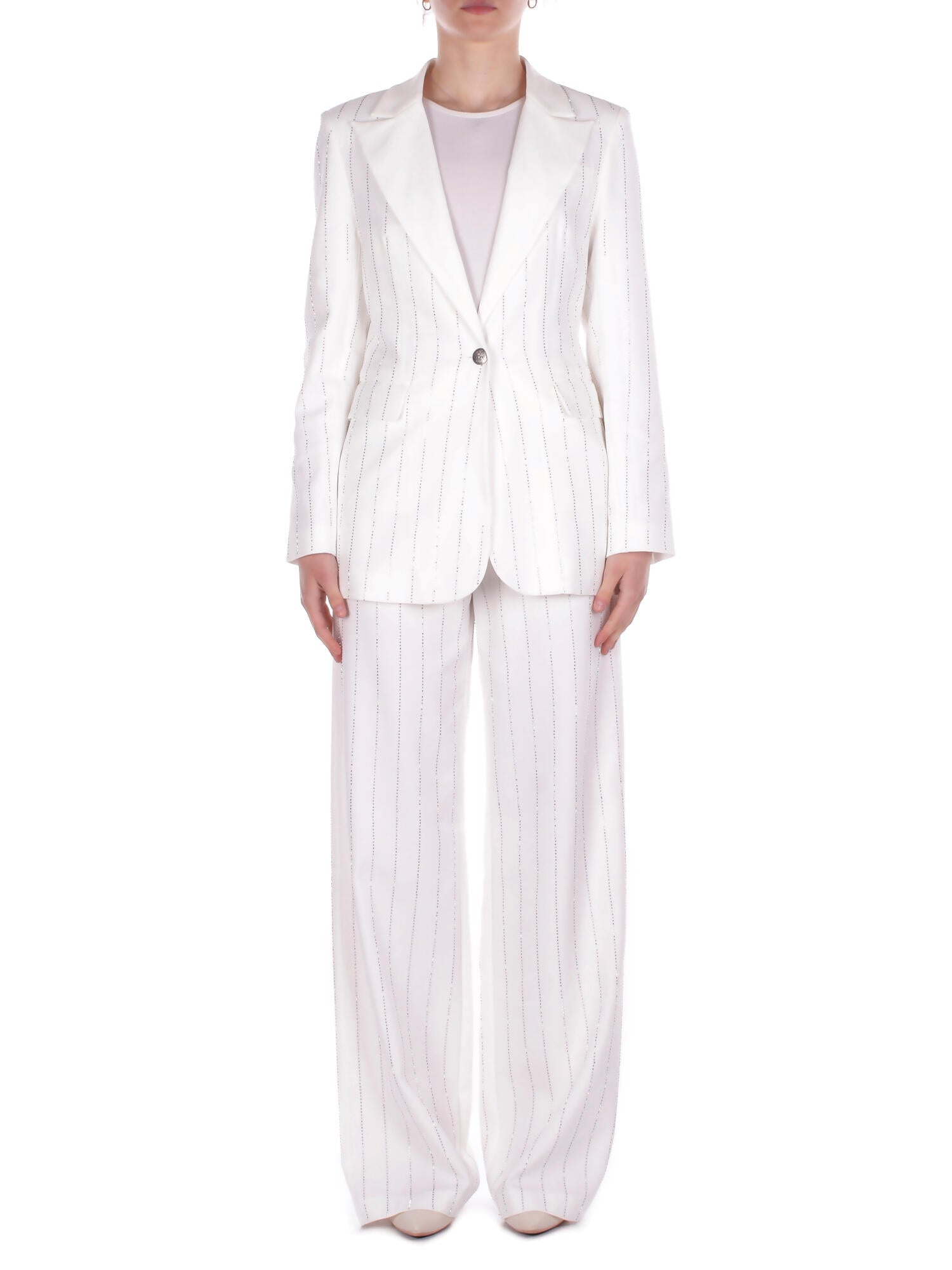 JOHN RICHMOND Donna Pantalone UWP26161PADFC OFF WHITE Pants papeper Off white