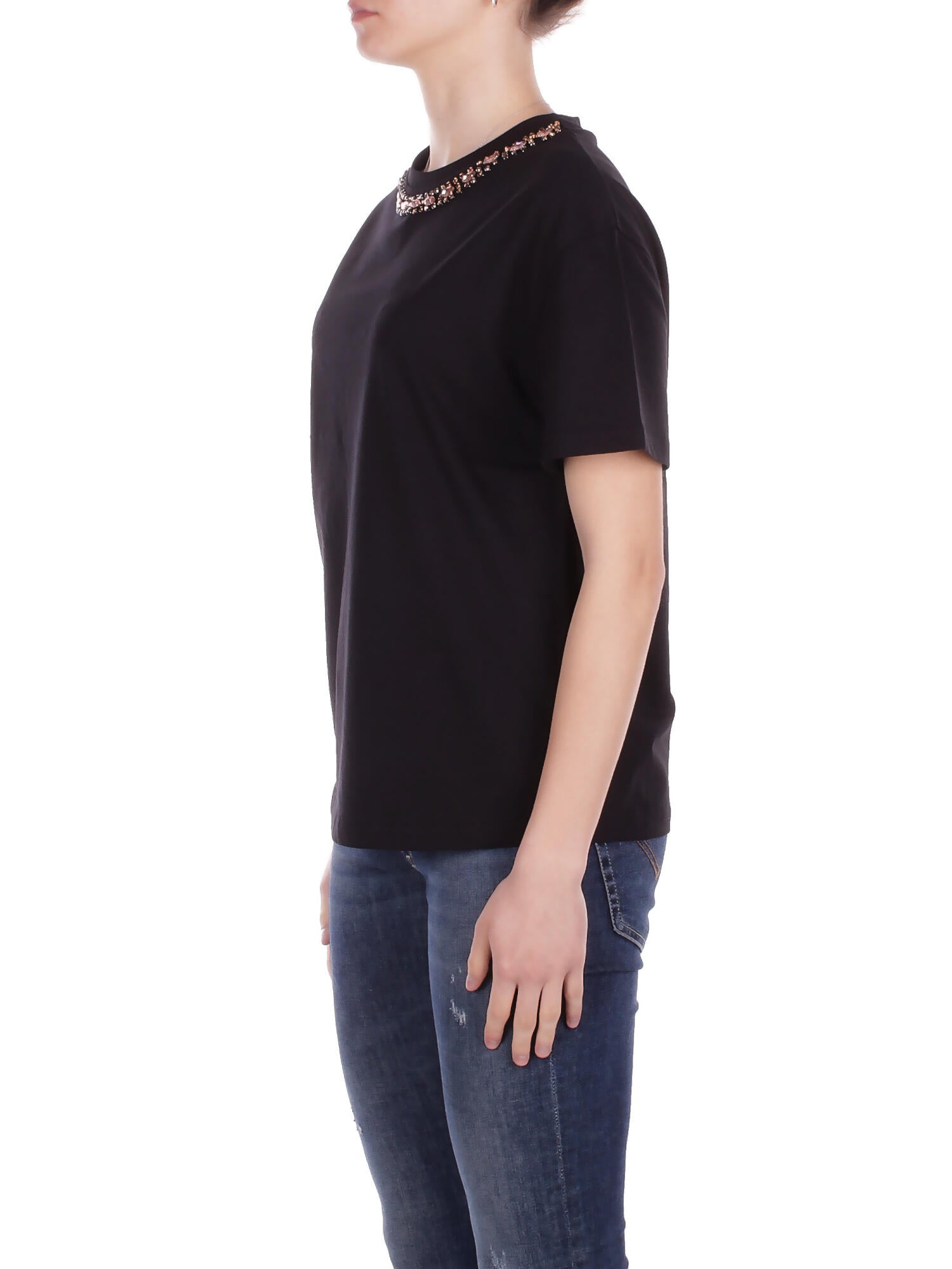 JOHN RICHMOND Donna T-shirt UWP26215TSFE BLACK T-shirt amiri Black