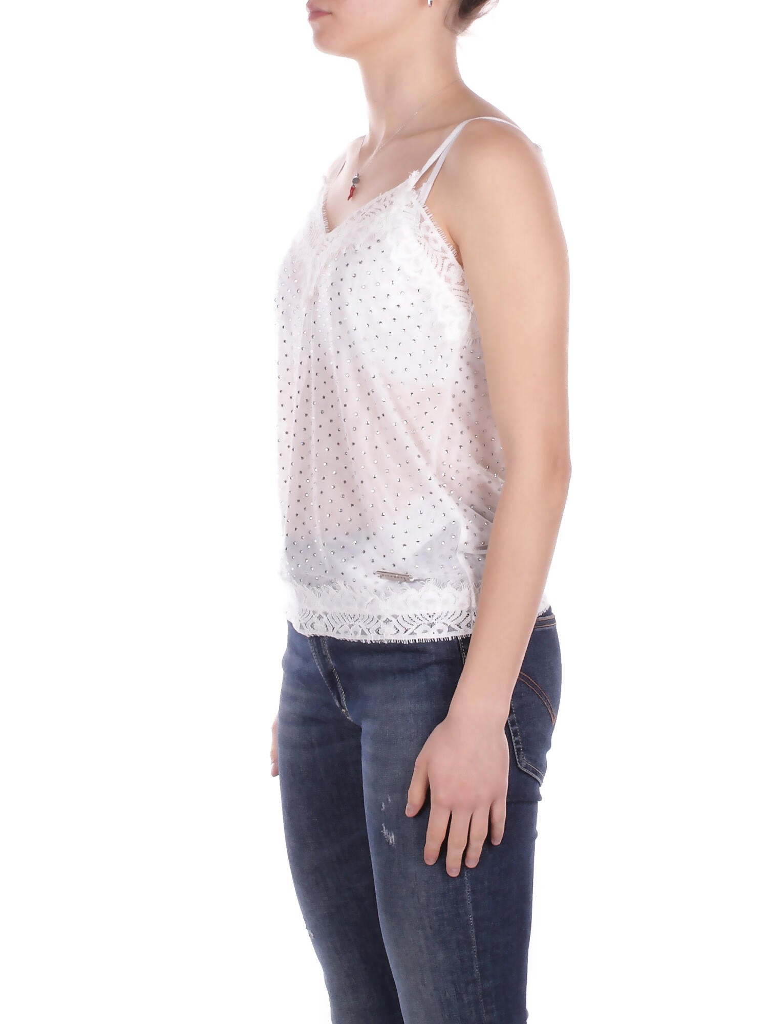 JOHN RICHMOND Donna Top UWP26237TODFC WHITE Top kalinic White