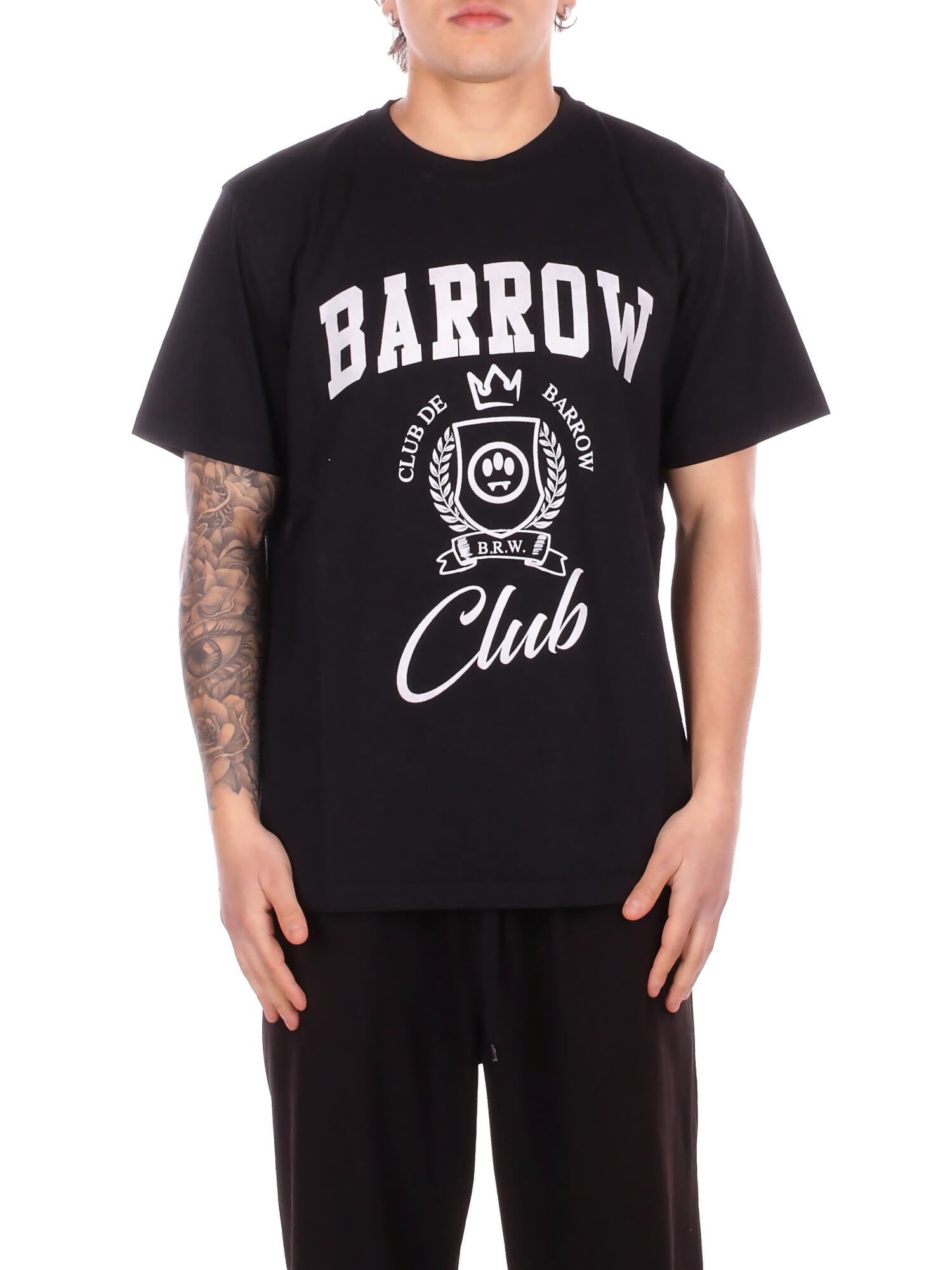 BARROW Unisex T-shirt S6BWUATH019 110 Jersey t-shirt Nero