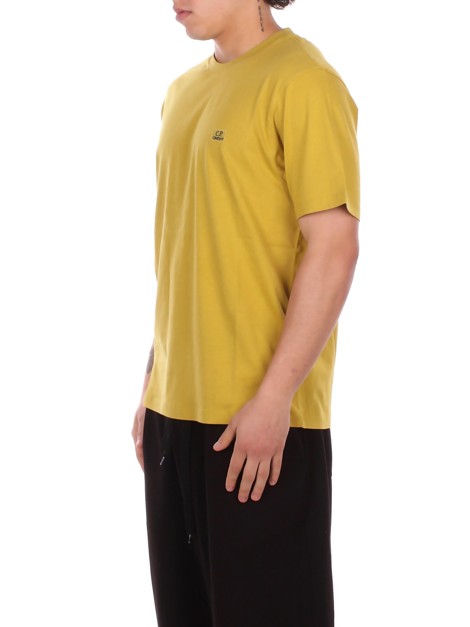 CP COMPANY Uomo T-shirt 20CMTS726A005100W 246 30/1 jersey short sleeve logo Antique