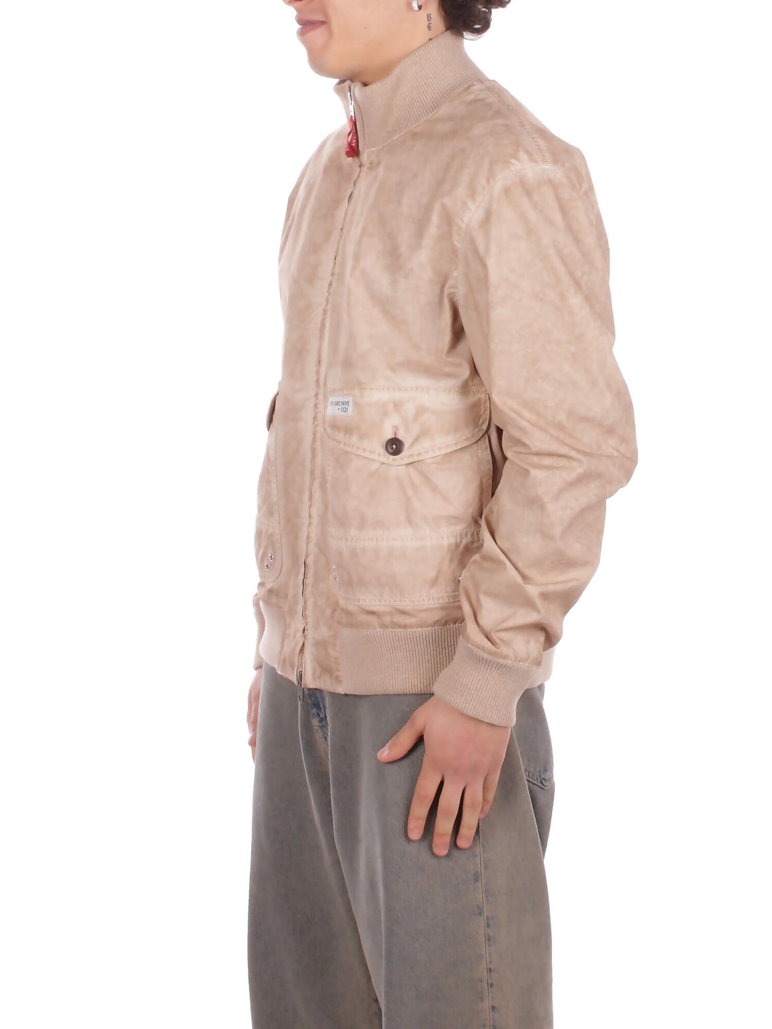 FAY Uomo Giubbotto NAM1152081 TZB1C006 Bomber archive Mastice