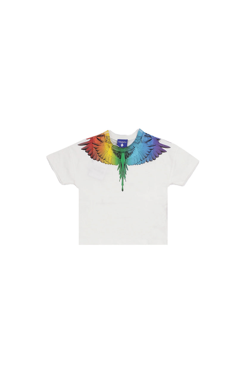 MARCELO BURLON COUNTY OF MILAN Bambino T-shirt S6CMJBTH028 412 Jersey t-shirt boy Coconut