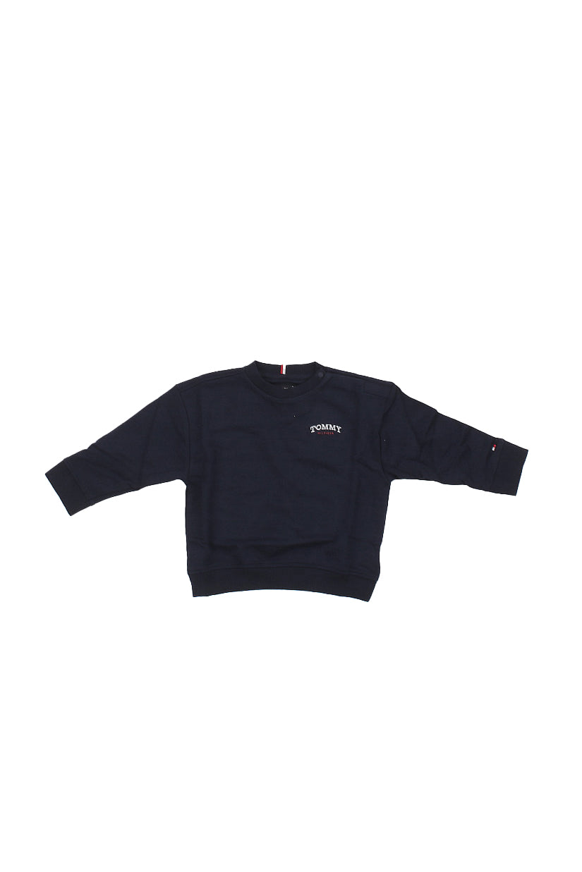 TOMMY HILFIGER Bambino Felpa KB0KB10255 C1G Monotype graphic sweatshirt Navy