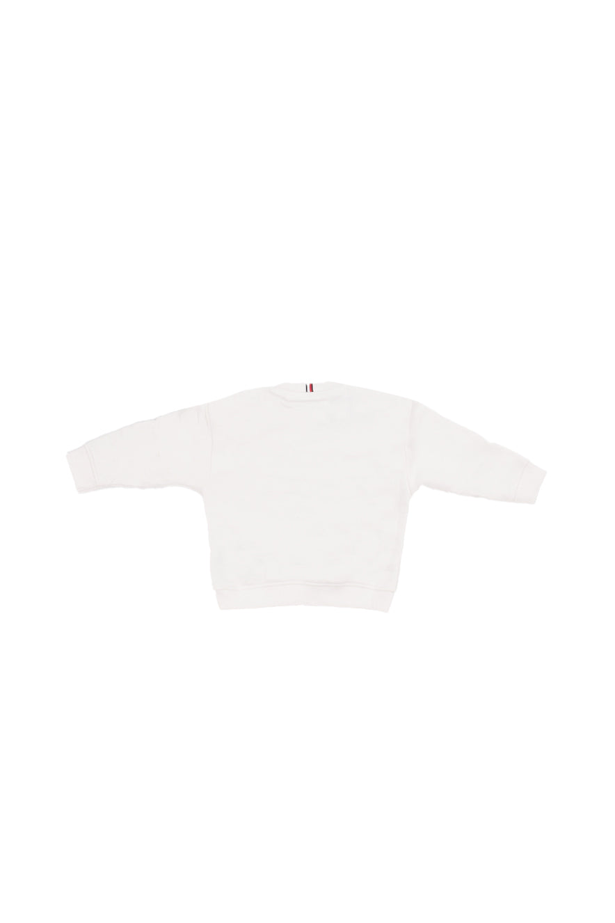 TOMMY HILFIGER Bambino Felpa KB0KB10255 YBH Monotype graphic sweatshirt White