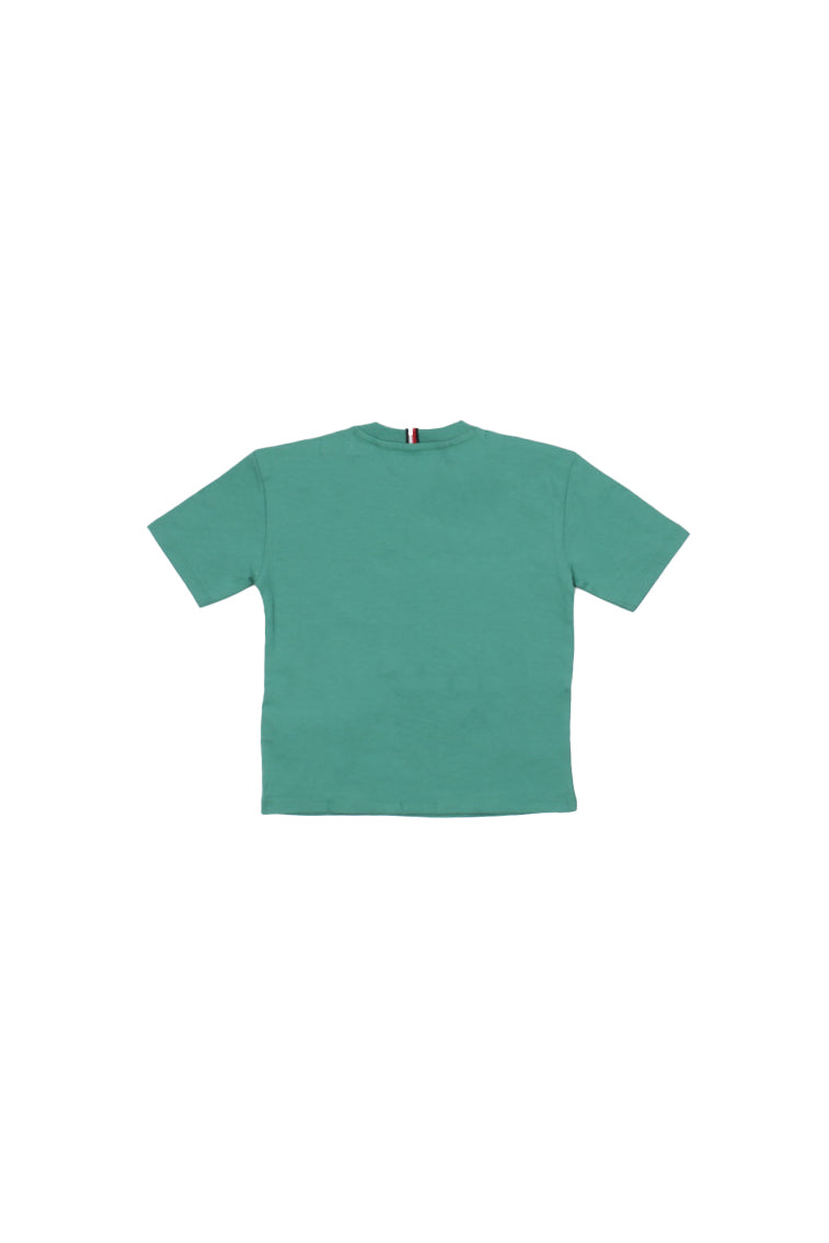 TOMMY HILFIGER Bambino T-shirt KB0KB10267 L5Y 3d graphic t-shirt Green