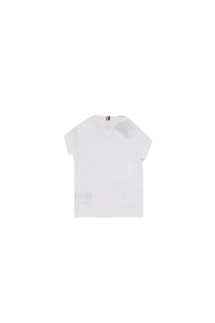 TOMMY HILFIGER Bambino T-shirt KB0KB10275 YBR Wavy flag t-shirt White