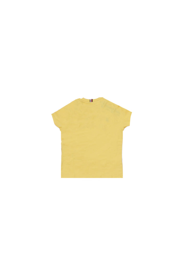 TOMMY HILFIGER Bambino T-shirt KB0KB10420 ZGP# Hilfiger varsity t-shirt Yellow